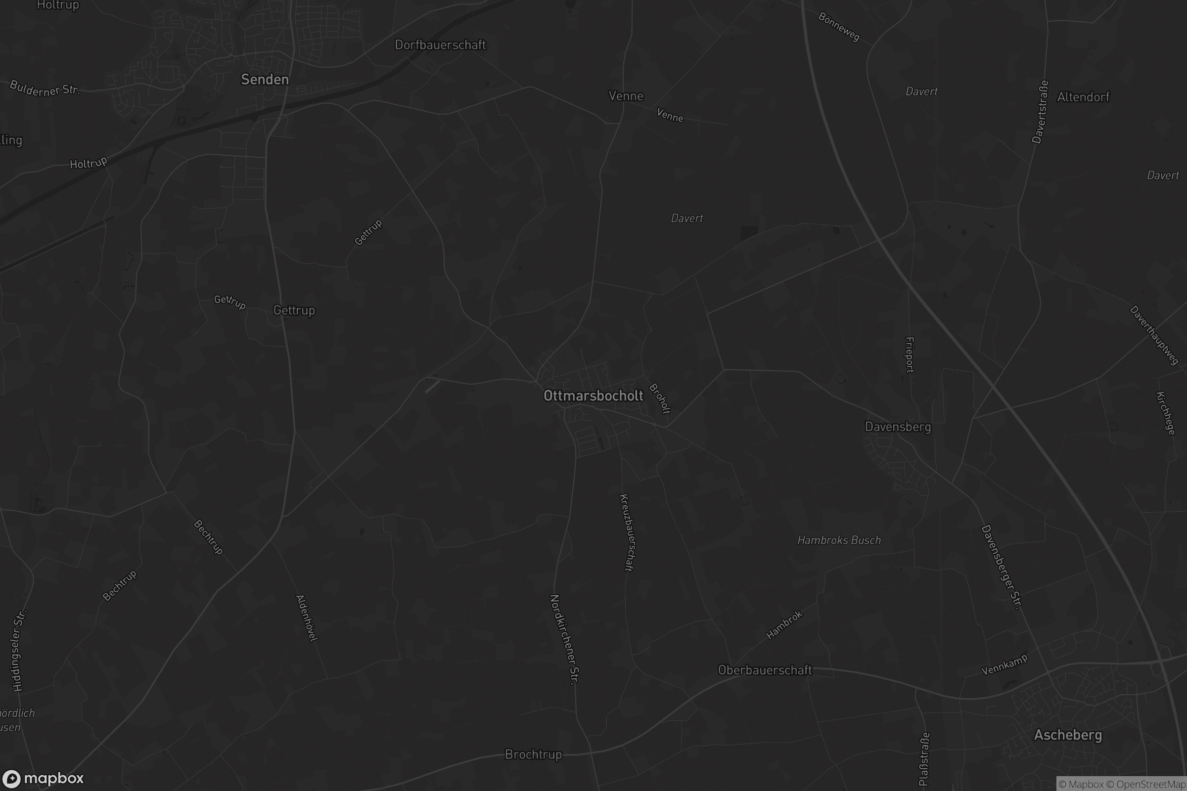 Karte von Ottmarsbocholt