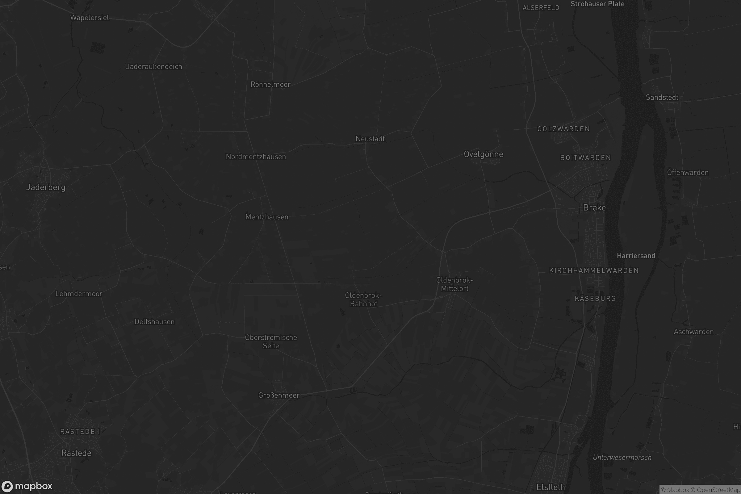 Karte von Ovelgönne