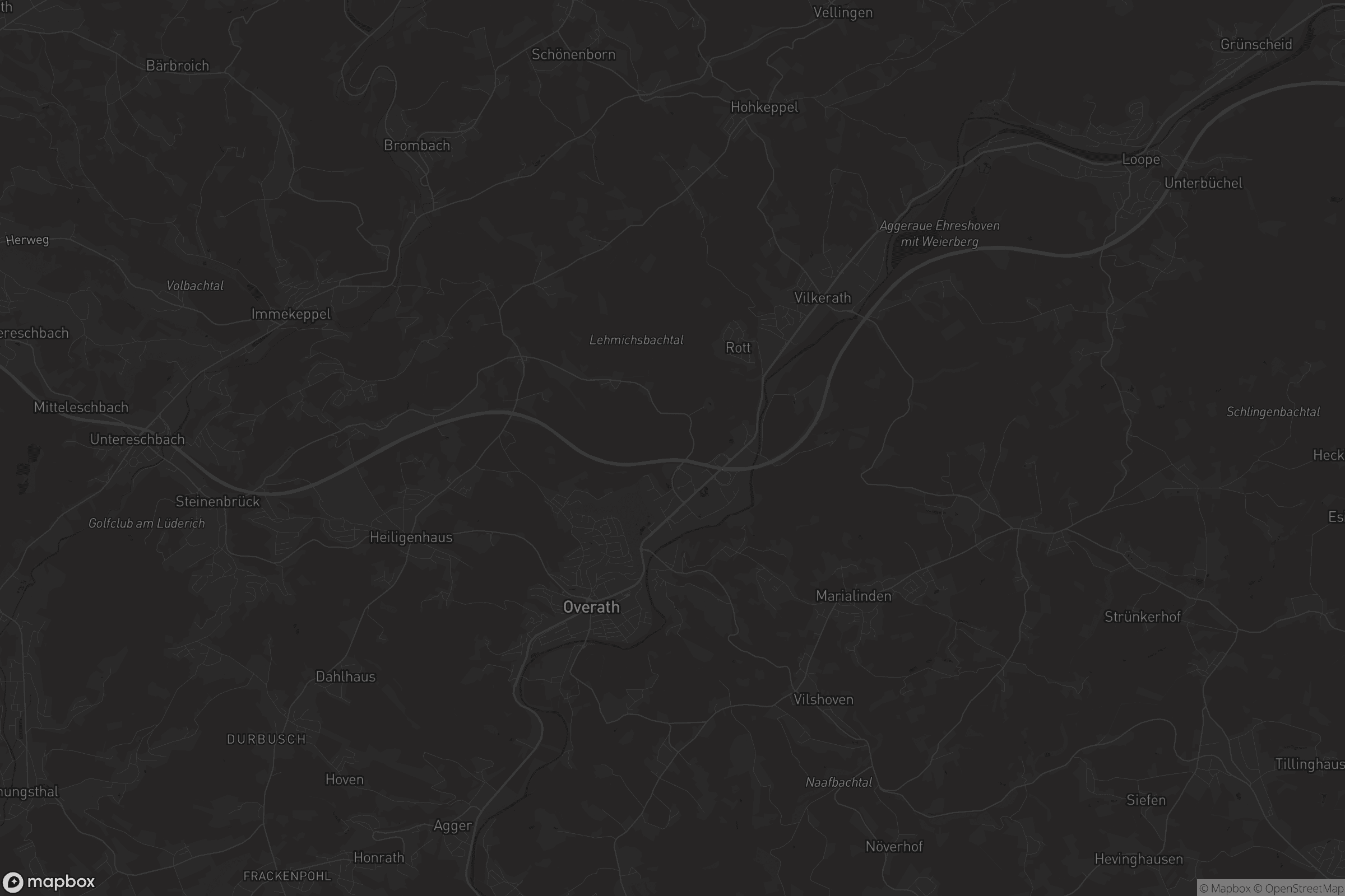 Karte von Overath