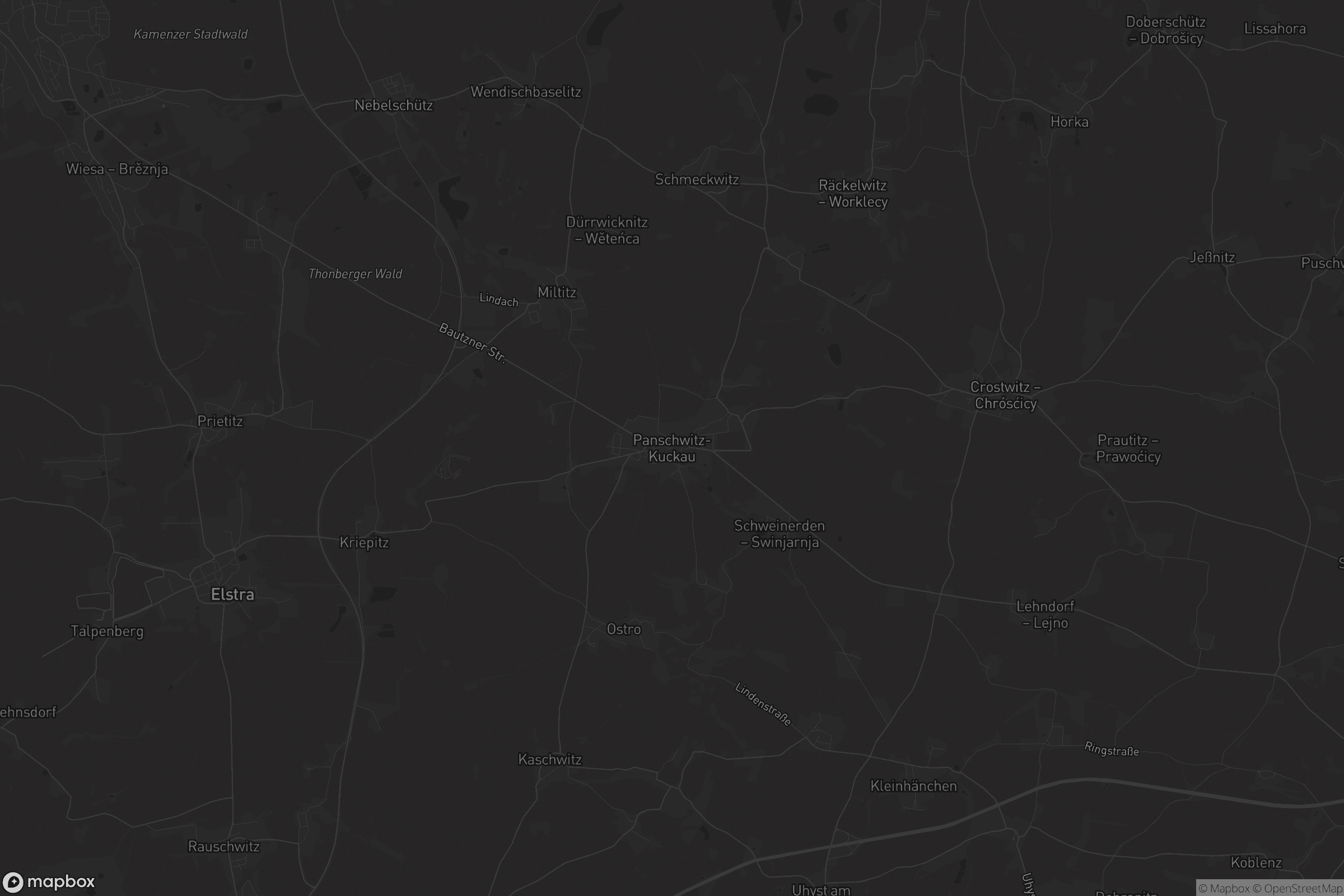 Karte von Panschwitz-Kuckau - Pančicy-Kukow