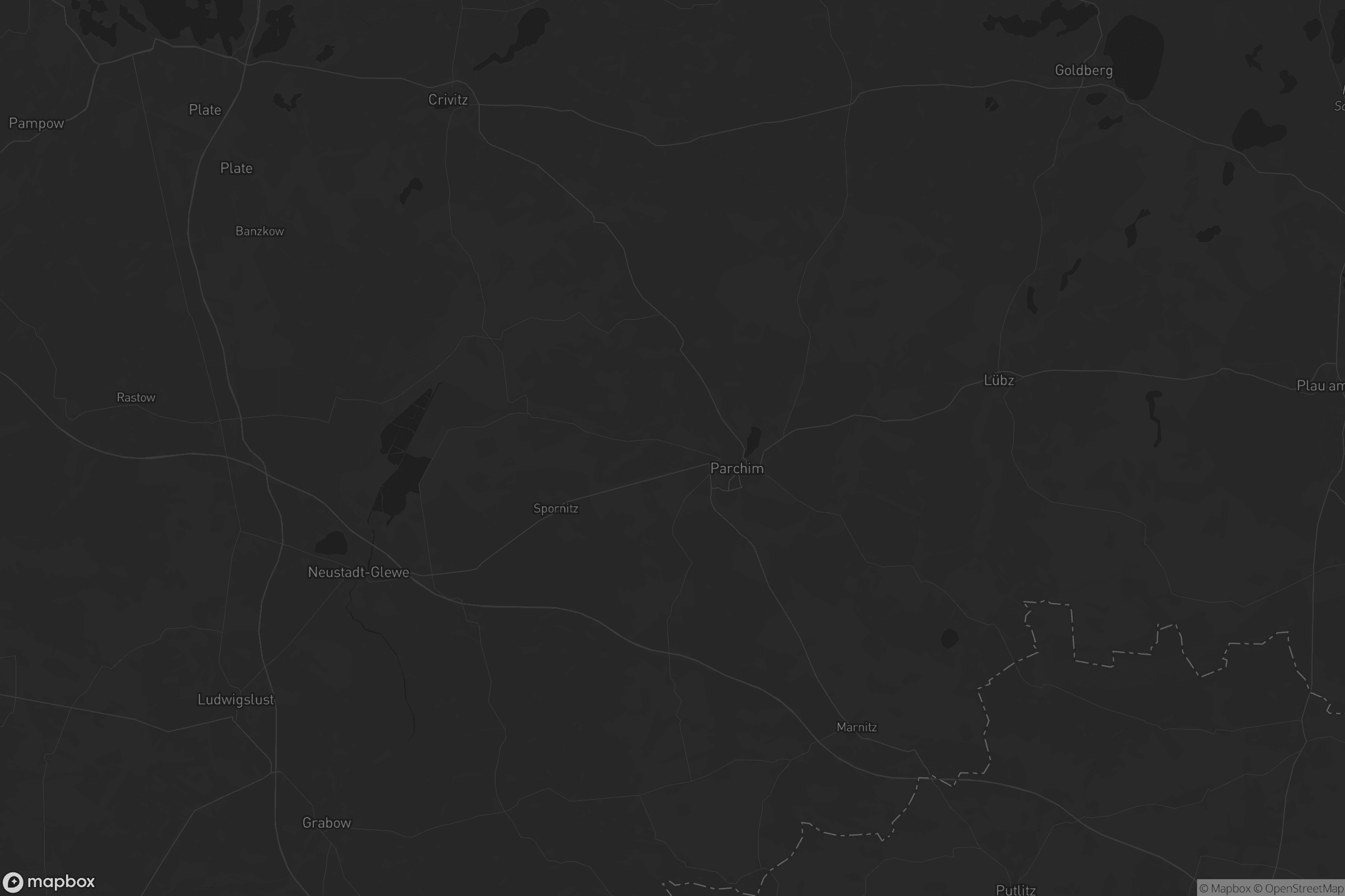 Karte von Parchimer Umland