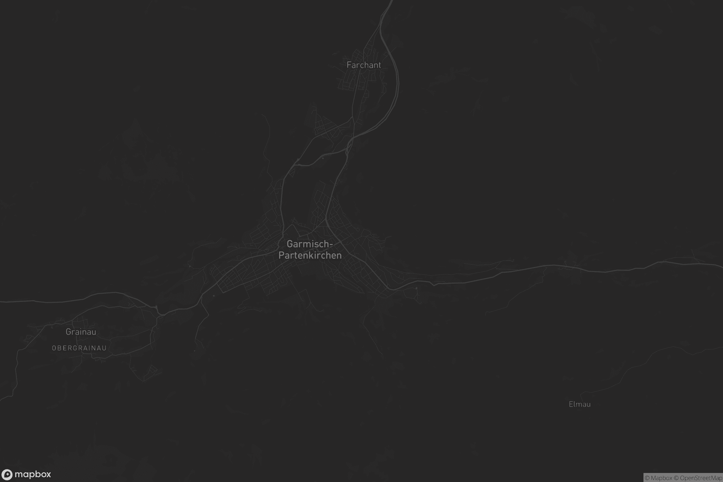 Karte von Partenkirchen