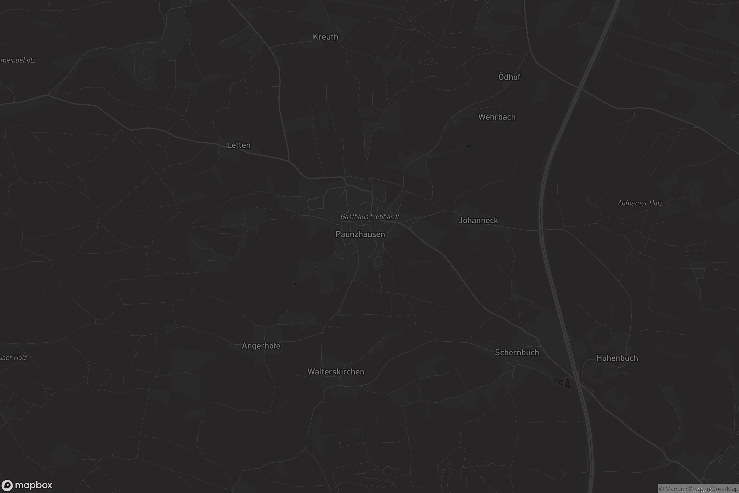 Karte von Paunzhausen