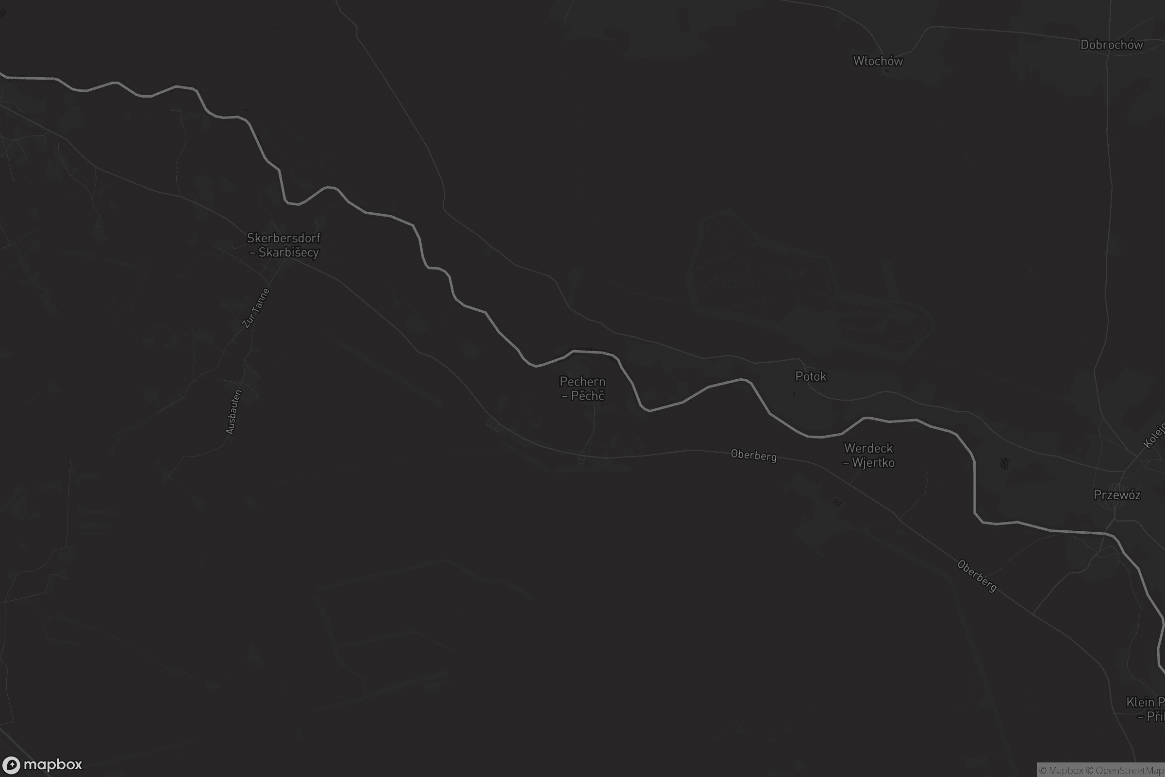 Karte von Pechern - Pěchč