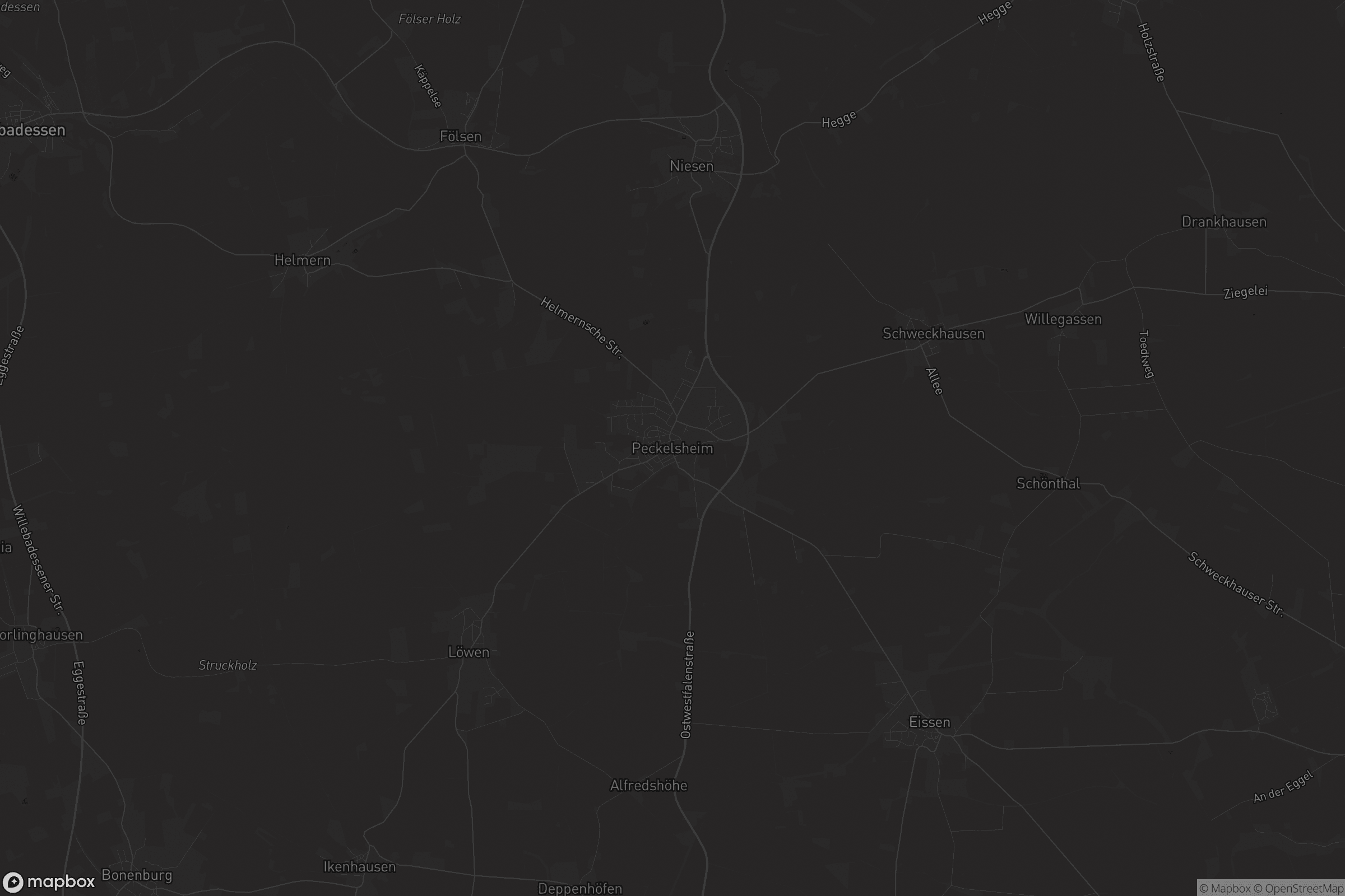 Karte von Peckelsheim