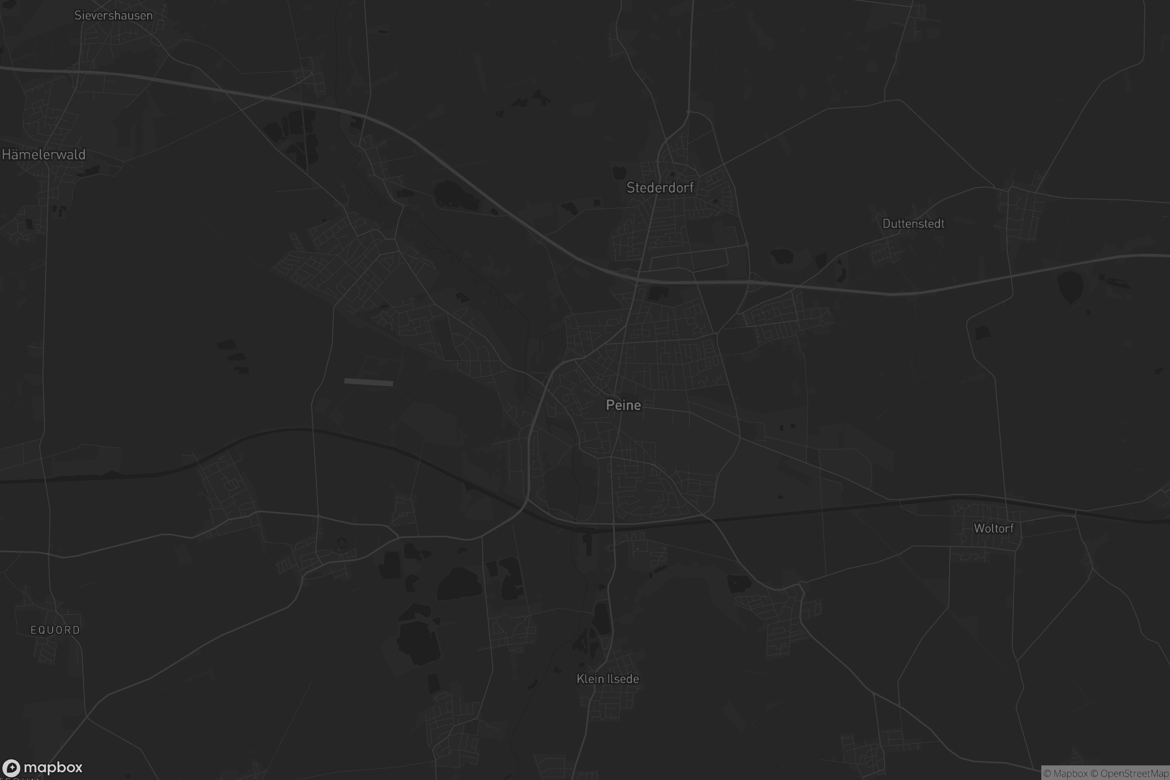 Karte von Peine Kernstadt