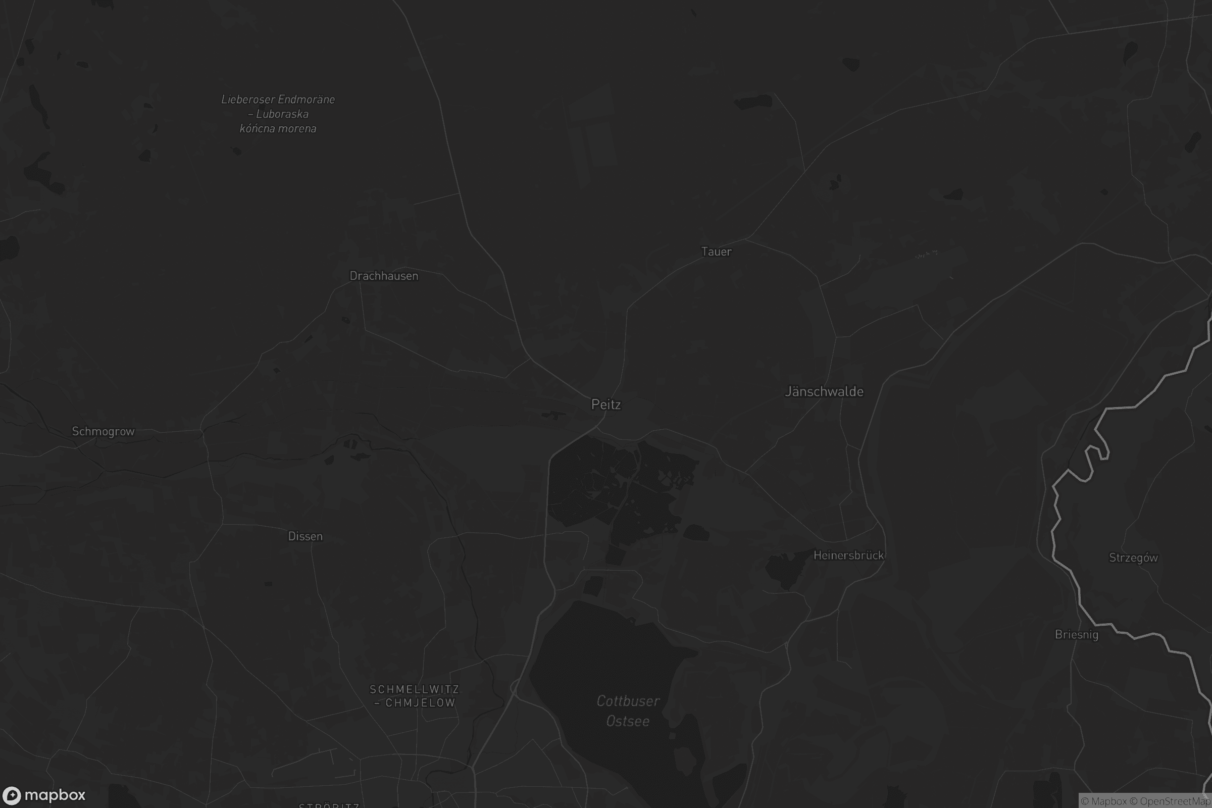 Karte von Peitz - Picnjo