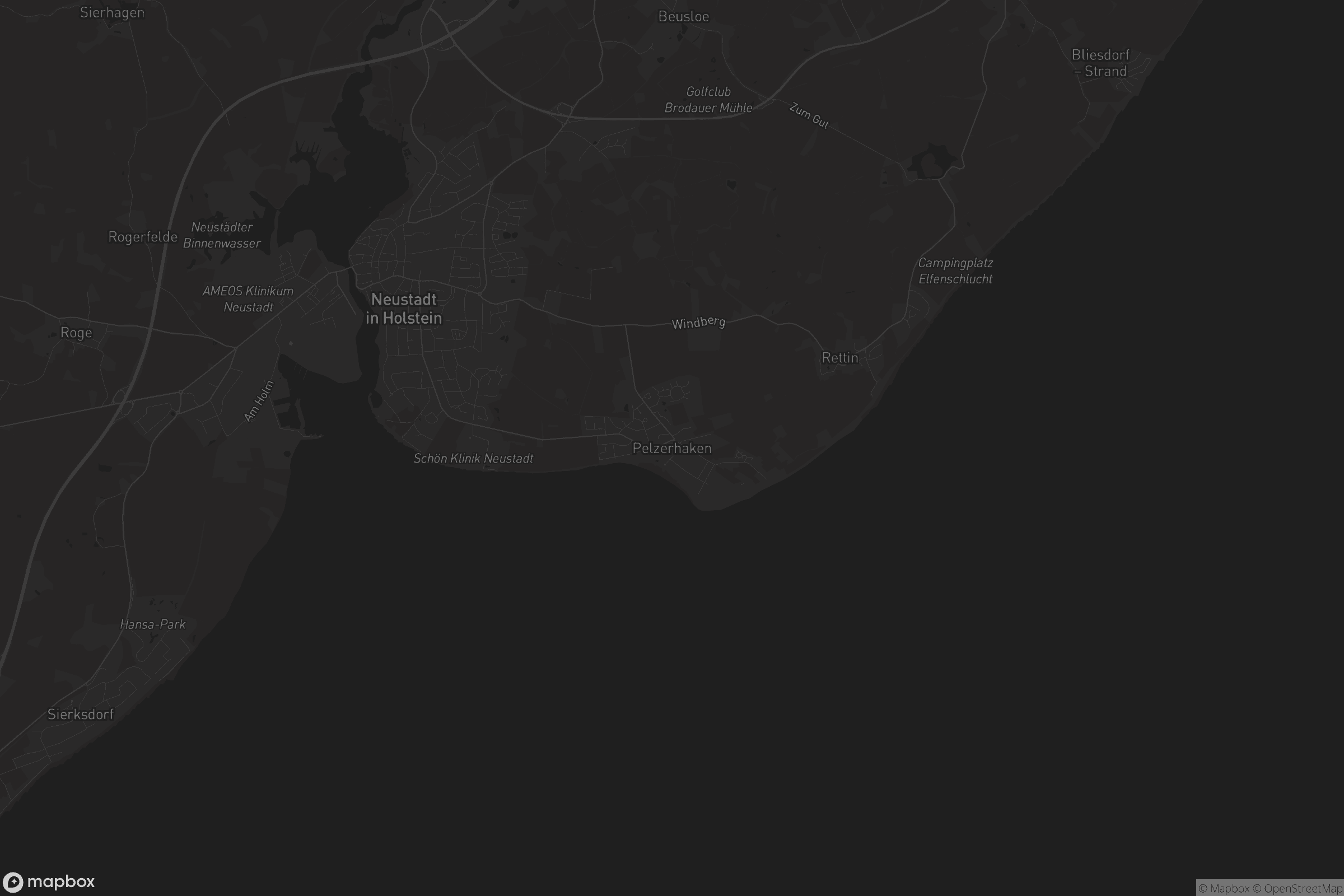 Karte von Pelzerhaken