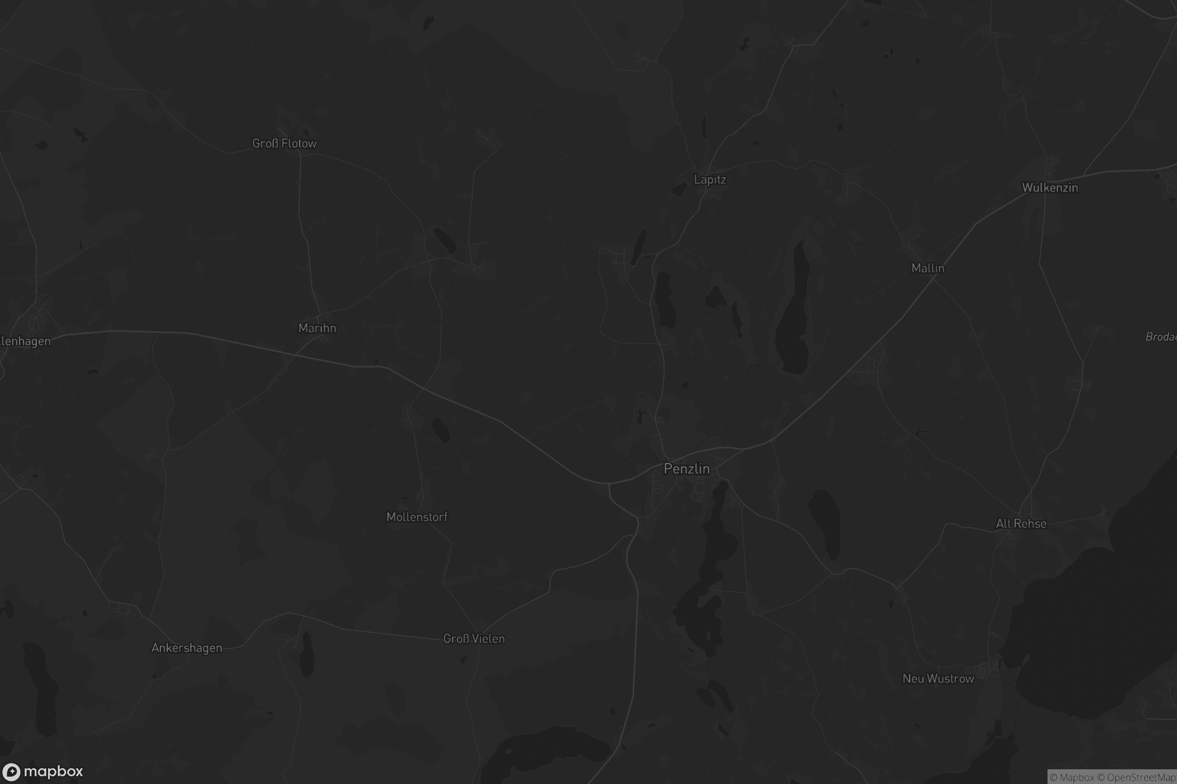 Karte von Penzlin