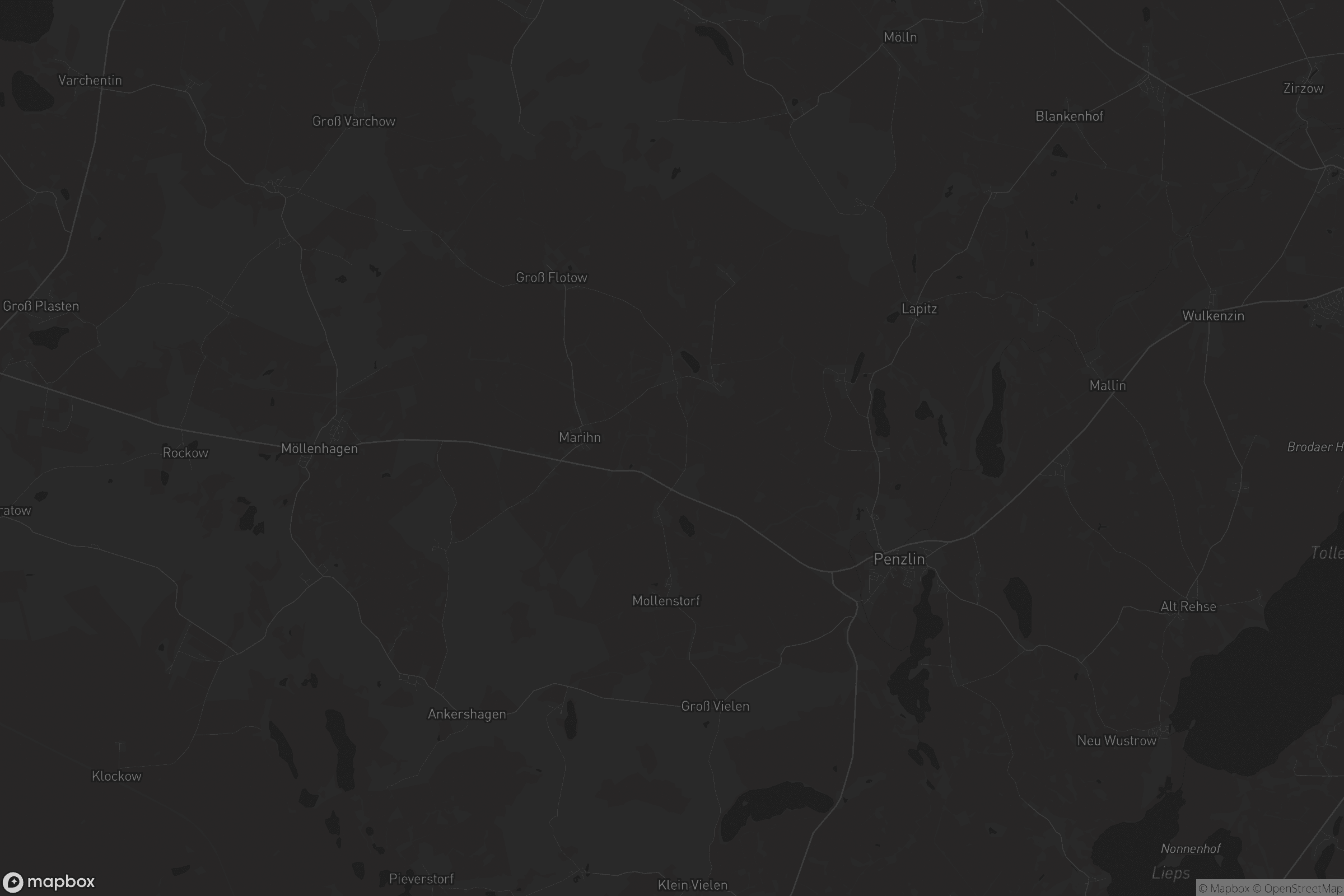 Karte von Penzliner Land