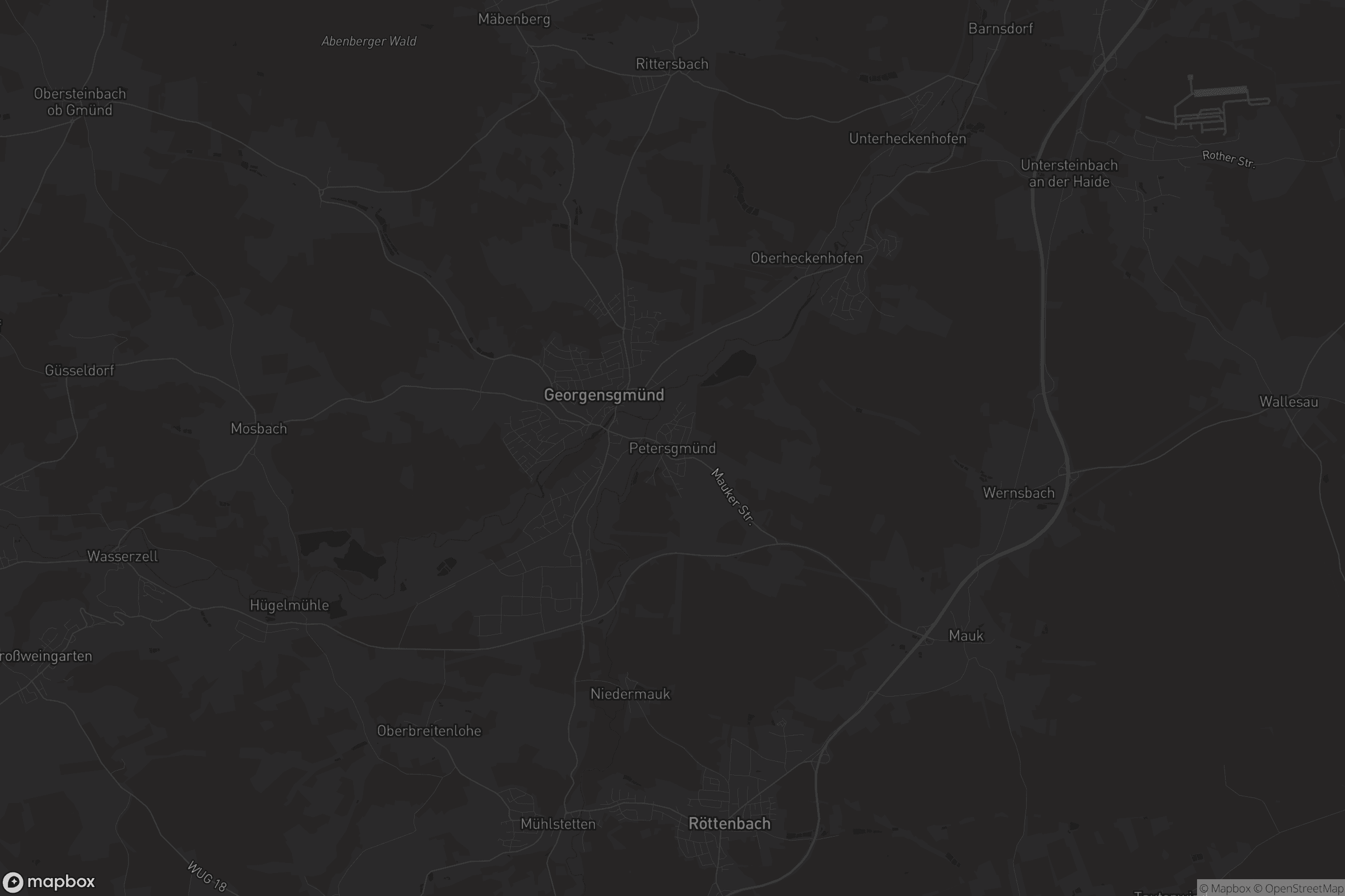 Karte von Petersgmünd