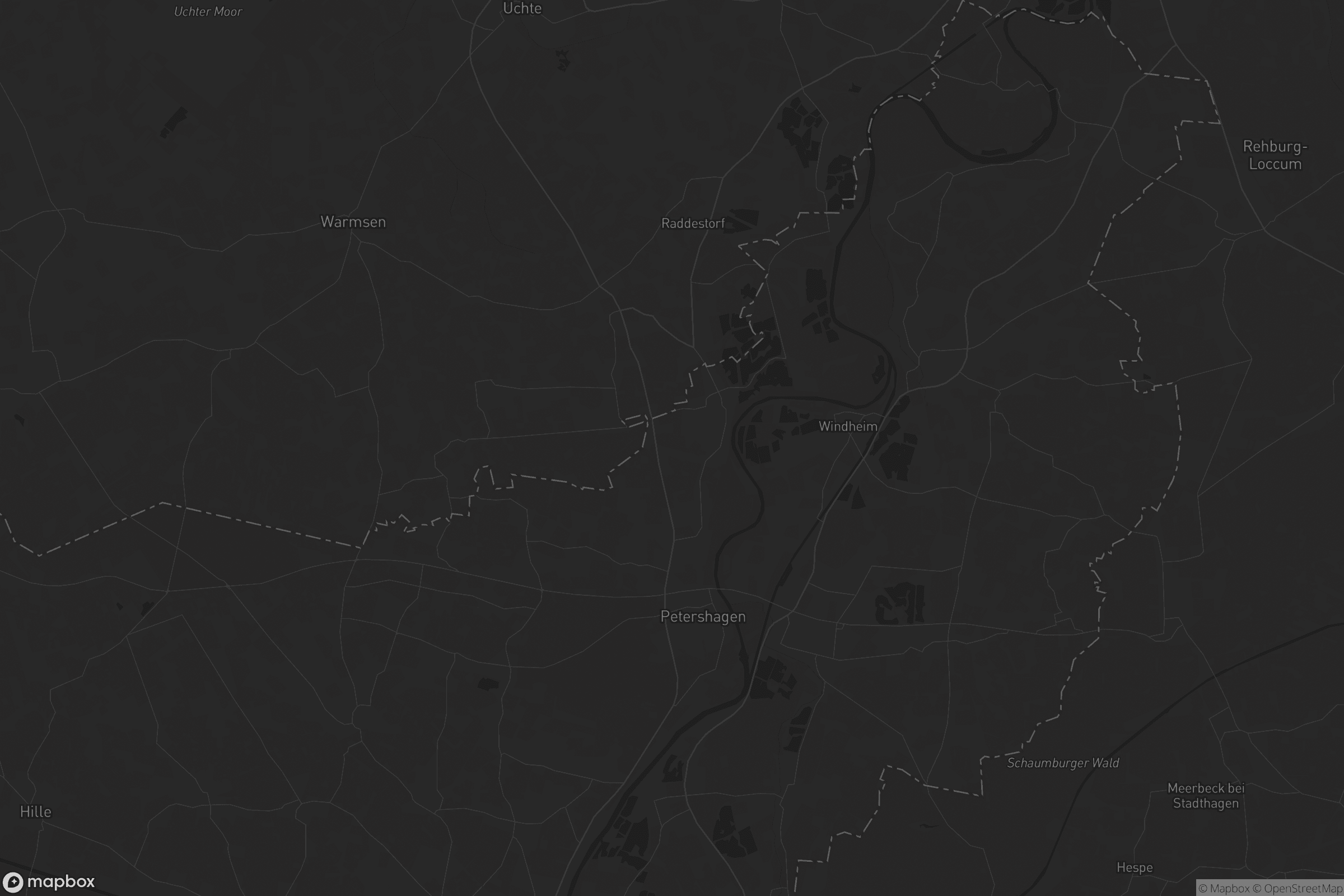 Karte von Petershagen