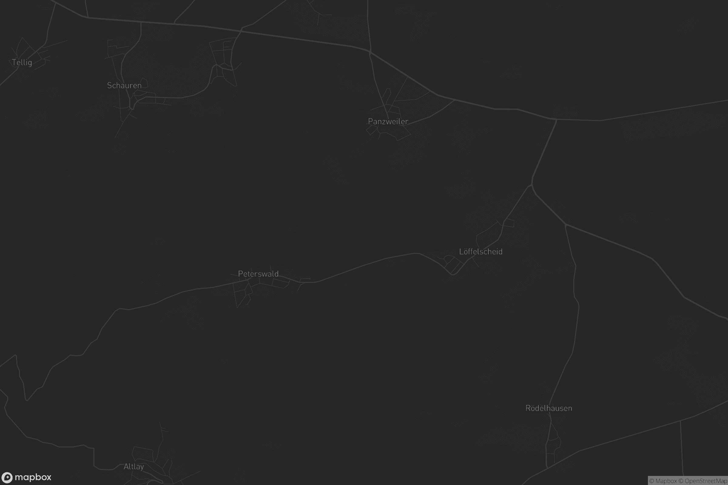 Karte von Peterswald-Löffelscheid