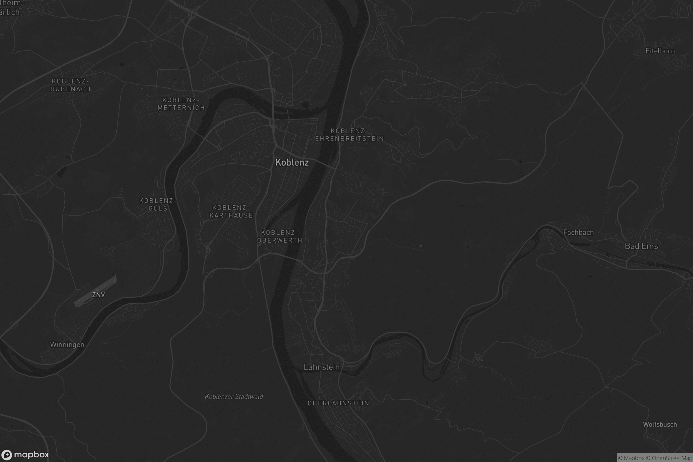 Karte von Pfaffendorfer Höhe