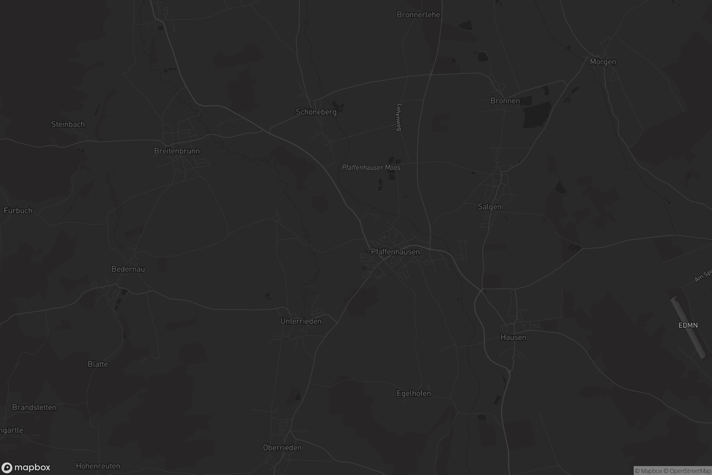 Karte von Pfaffenhausen