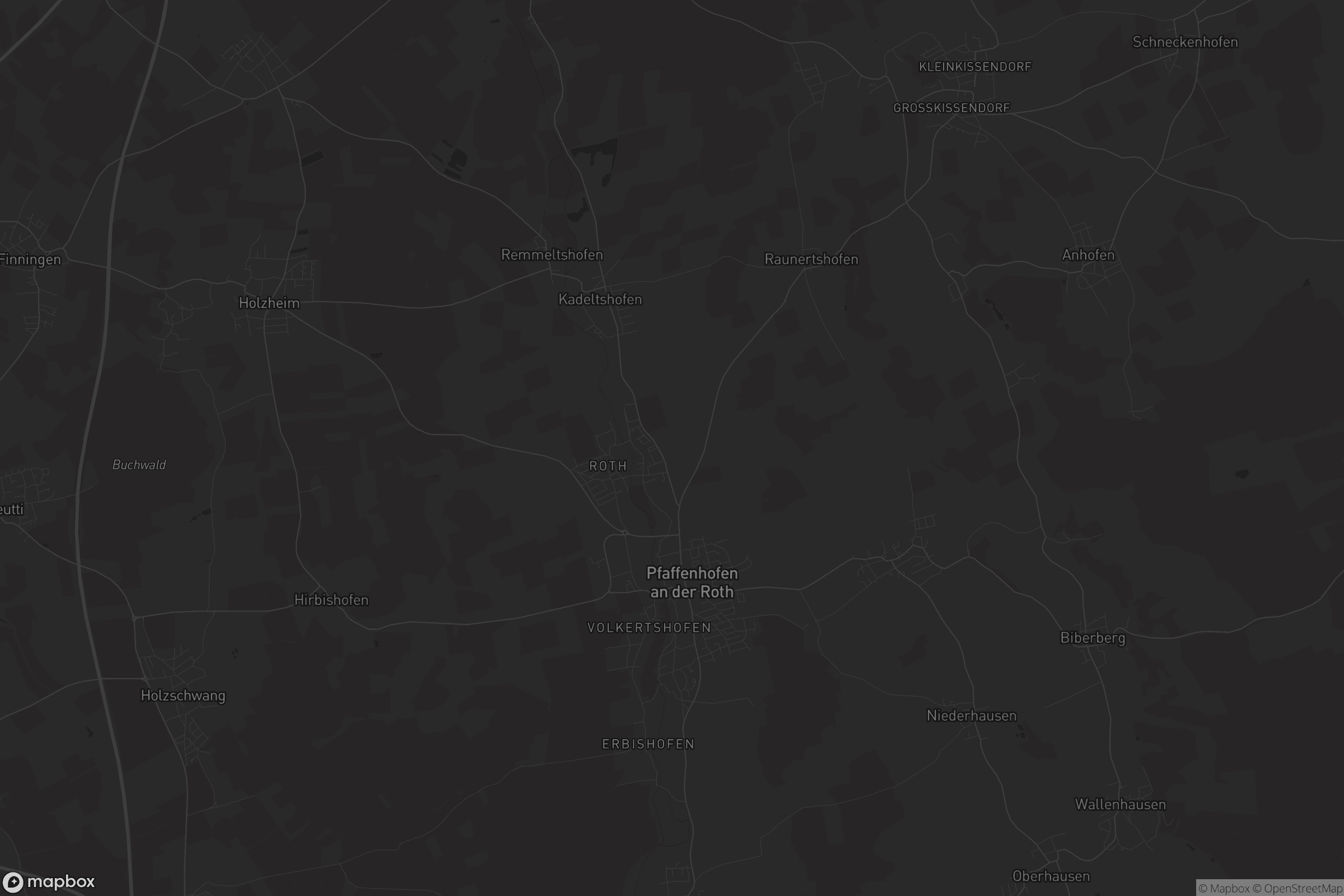 Karte von Pfaffenhofen a.d.Roth (VGem)