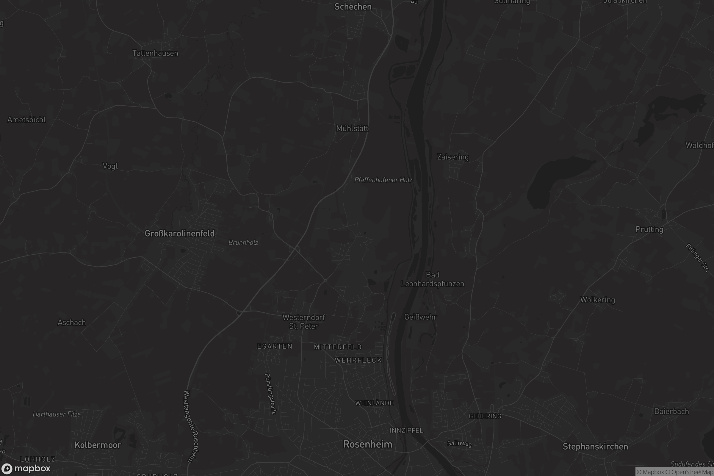 Karte von Pfaffenhofen am Inn