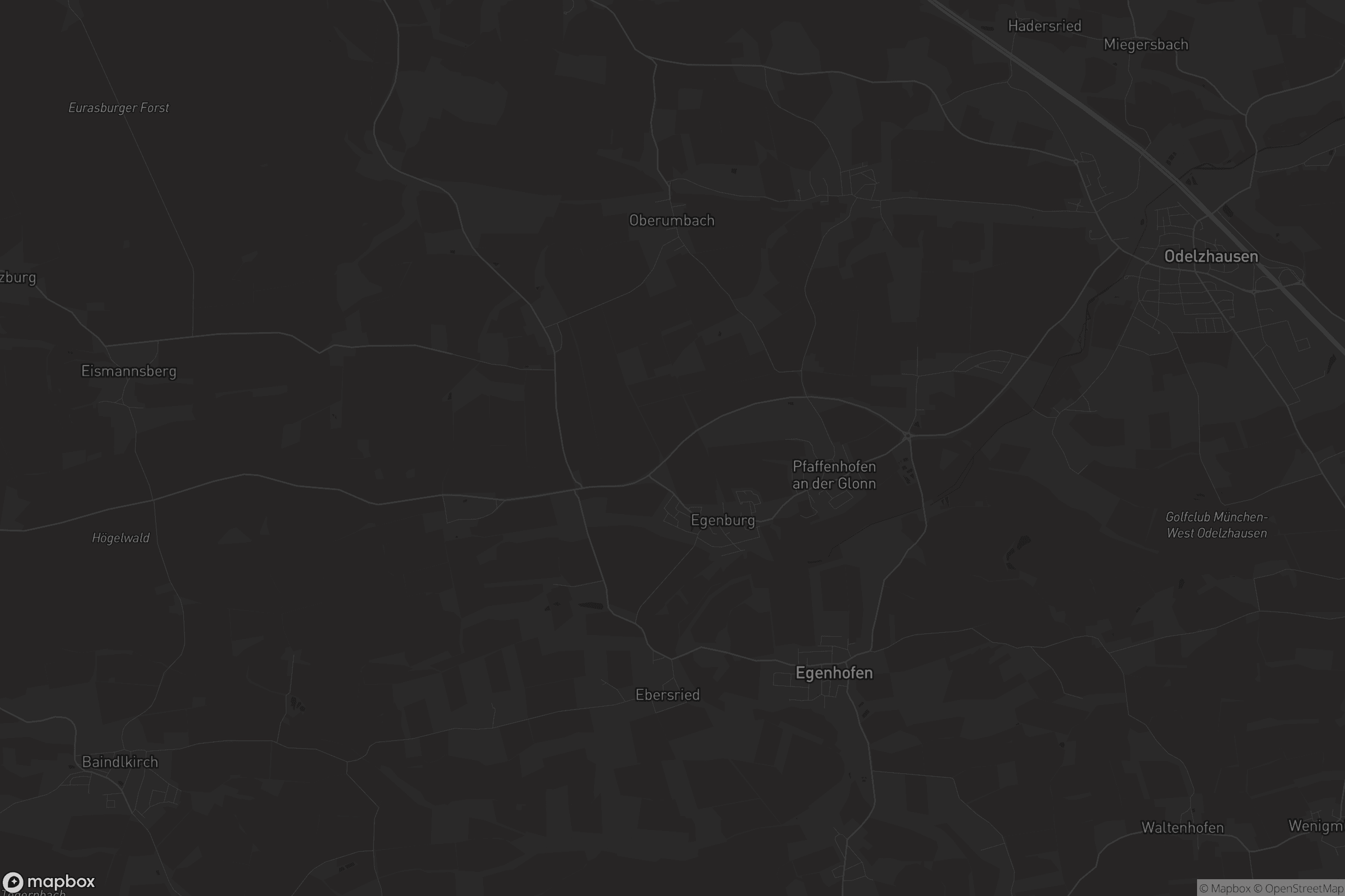 Karte von Pfaffenhofen an der Glonn