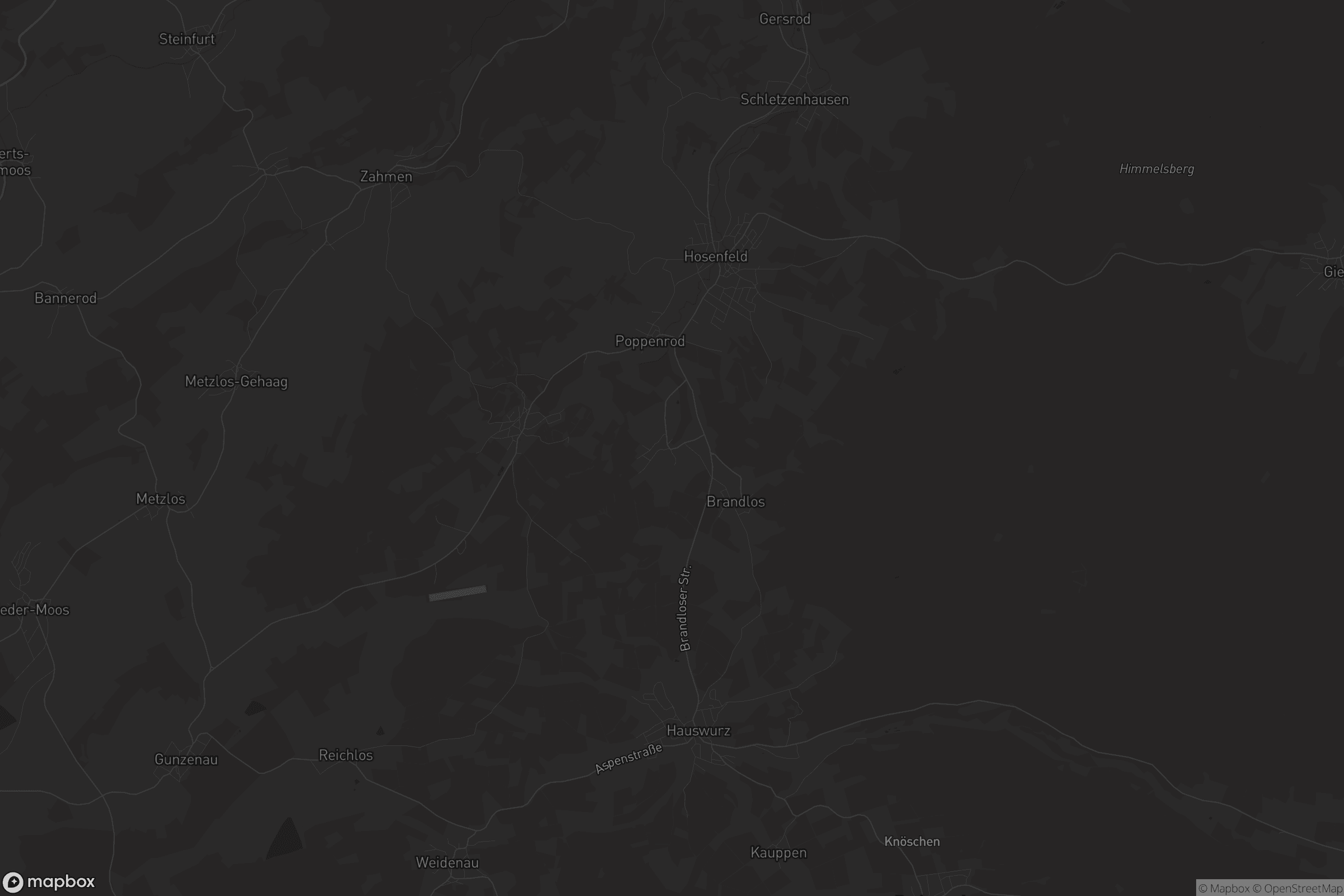 Karte von Pfaffenrod