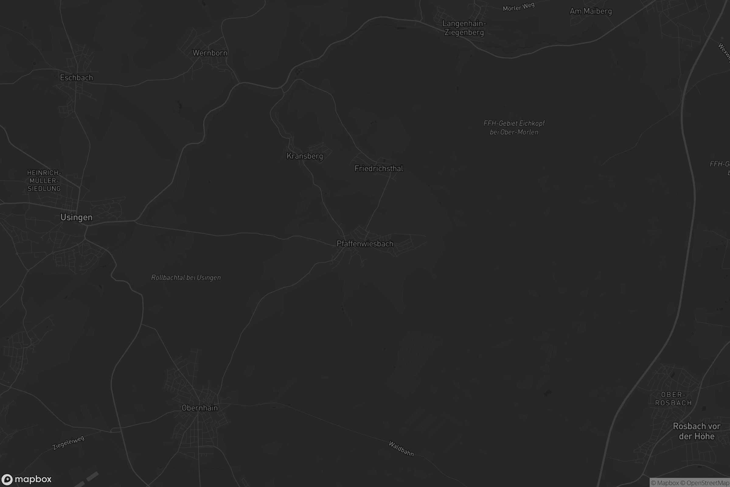 Karte von Pfaffenwiesbach