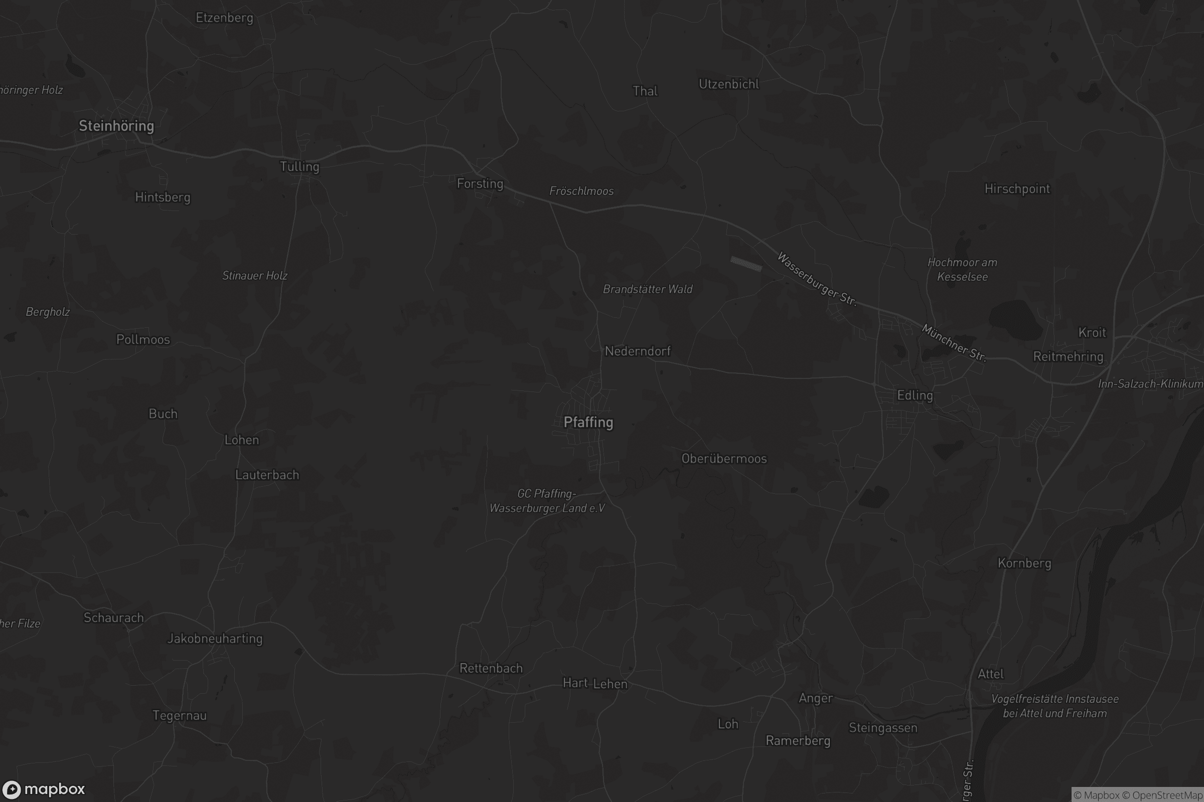 Karte von Pfaffing