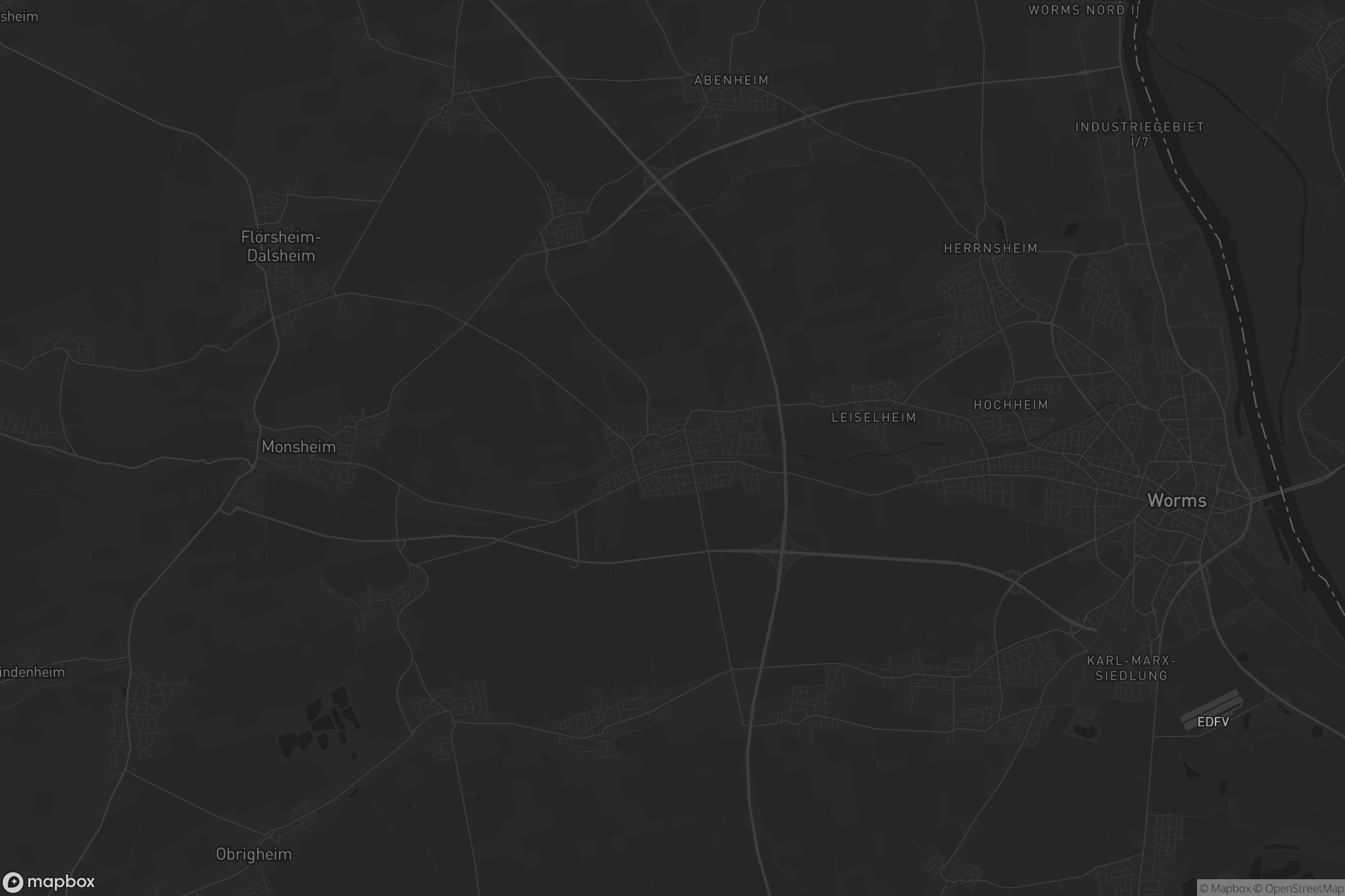 Karte von Pfeddersheim