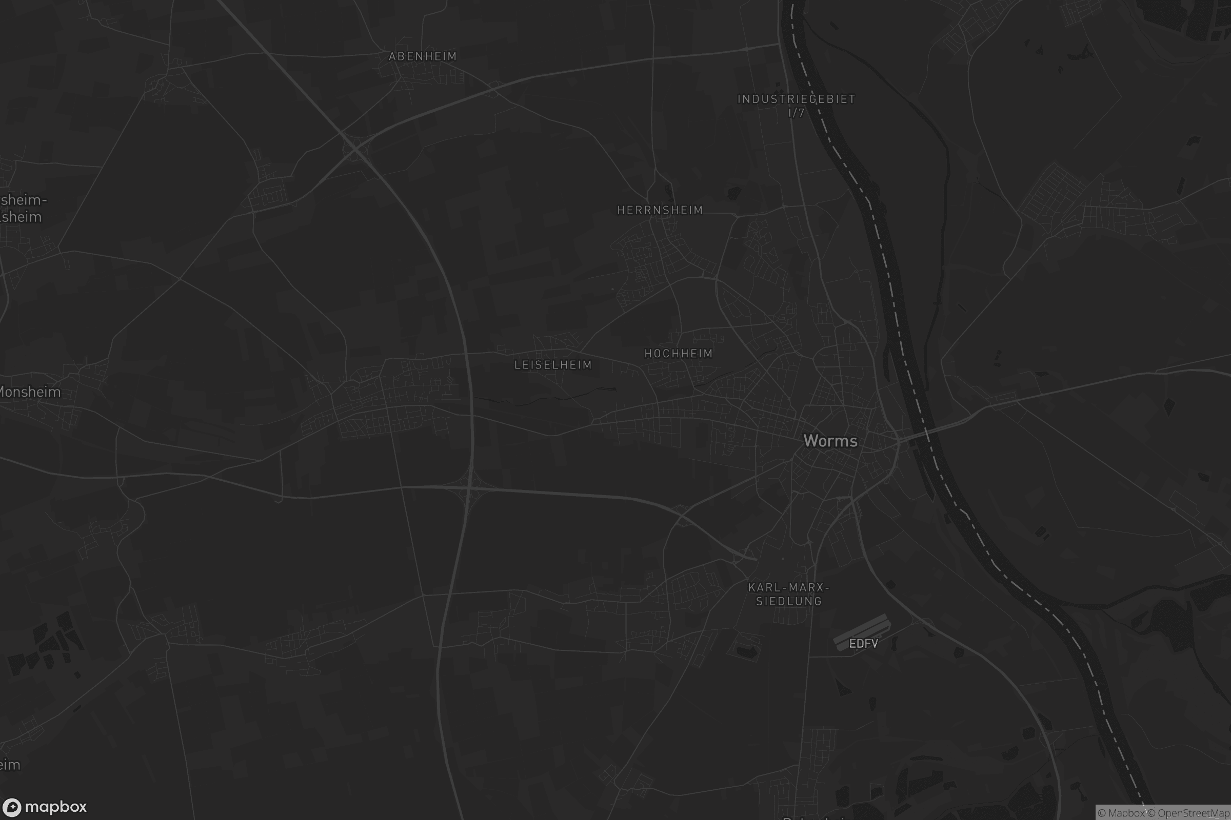 Karte von Pfiffligheim