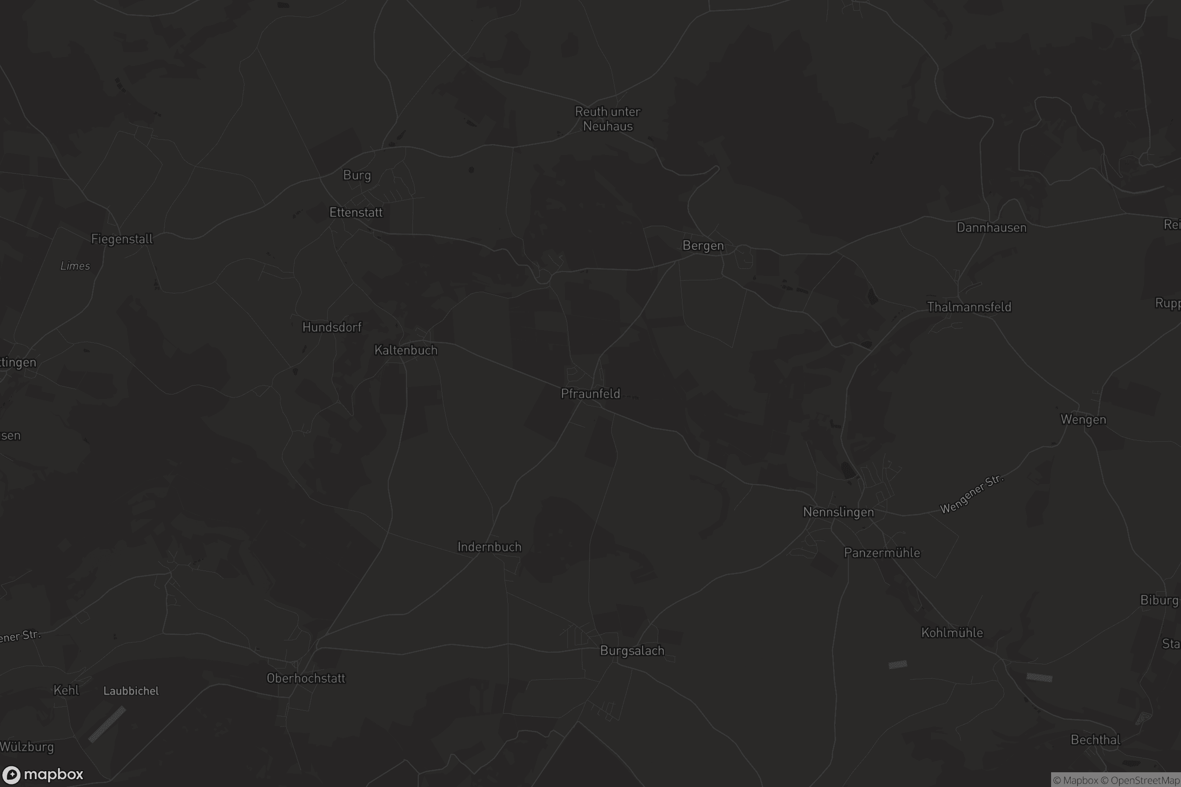 Karte von Pfraunfeld