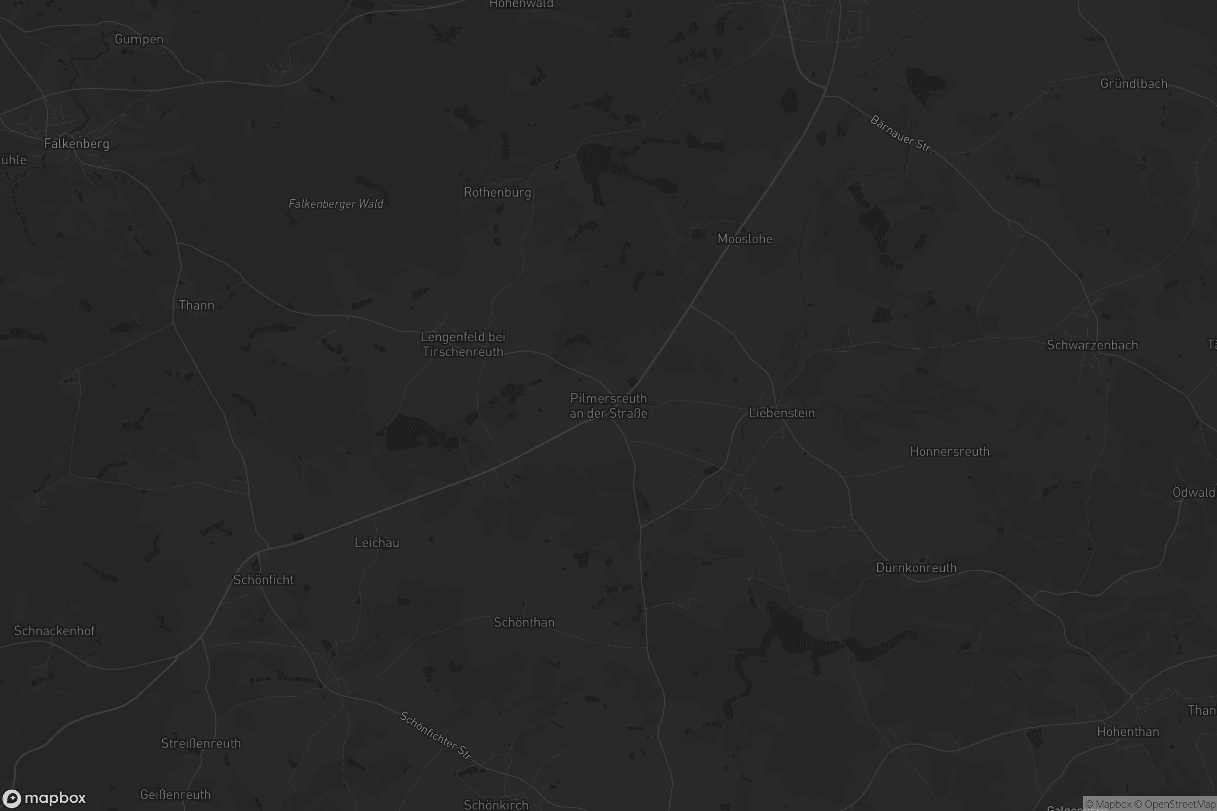 Karte von Pilmersreuth an der Straße