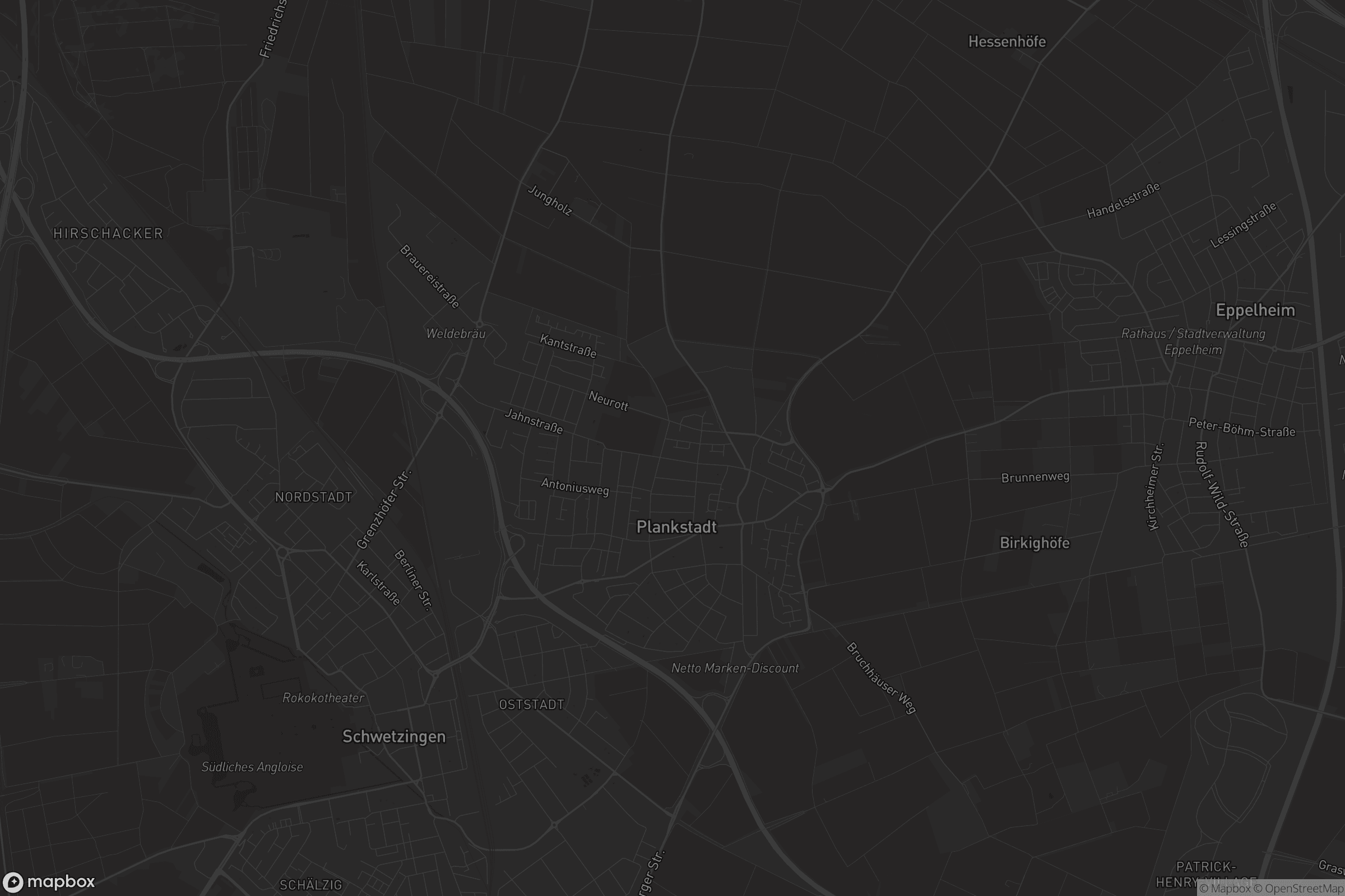 Karte von Plankstadt