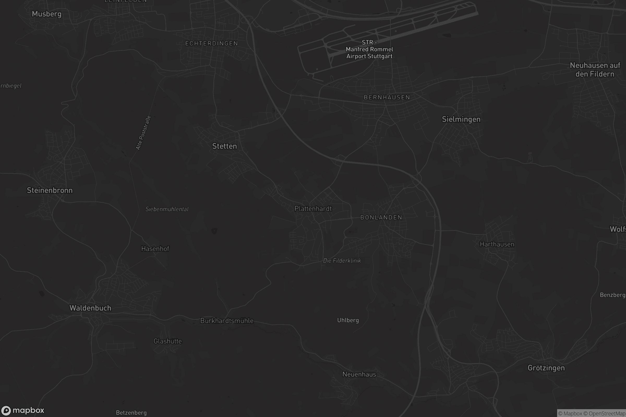 Karte von Plattenhardt