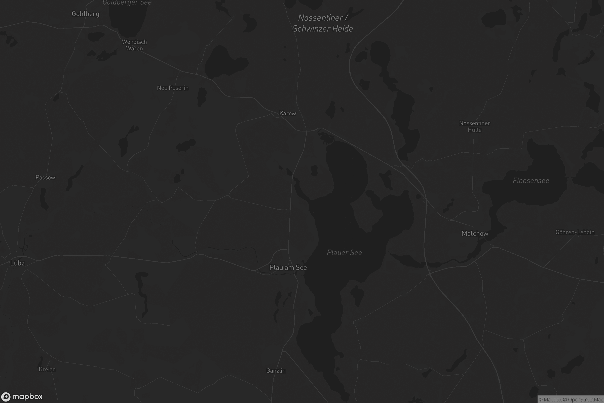 Karte von Plau am See