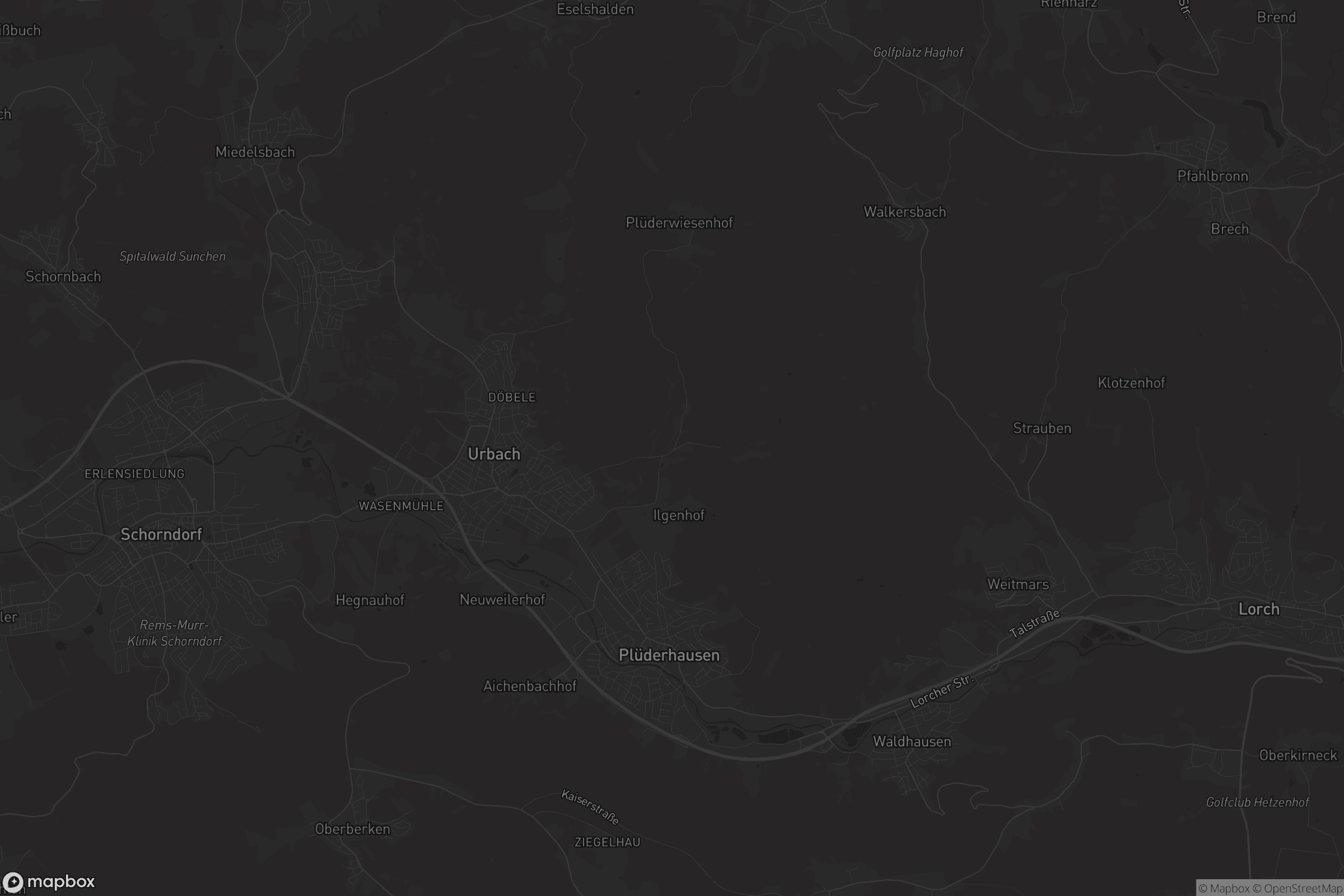 Karte von Plüderhausen