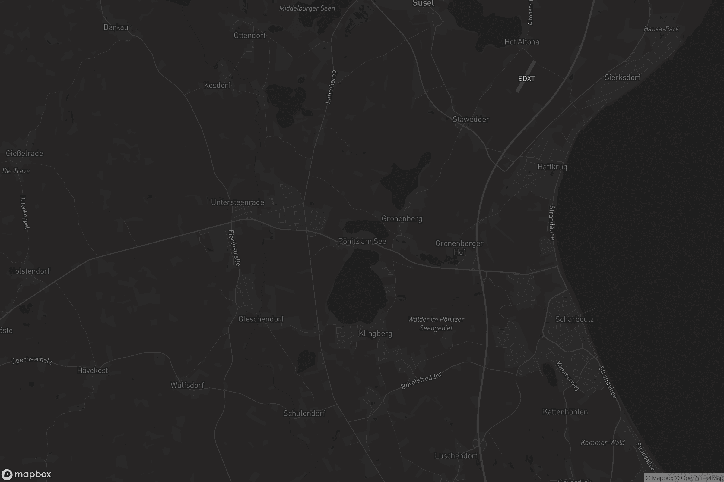 Karte von Pönitz am See