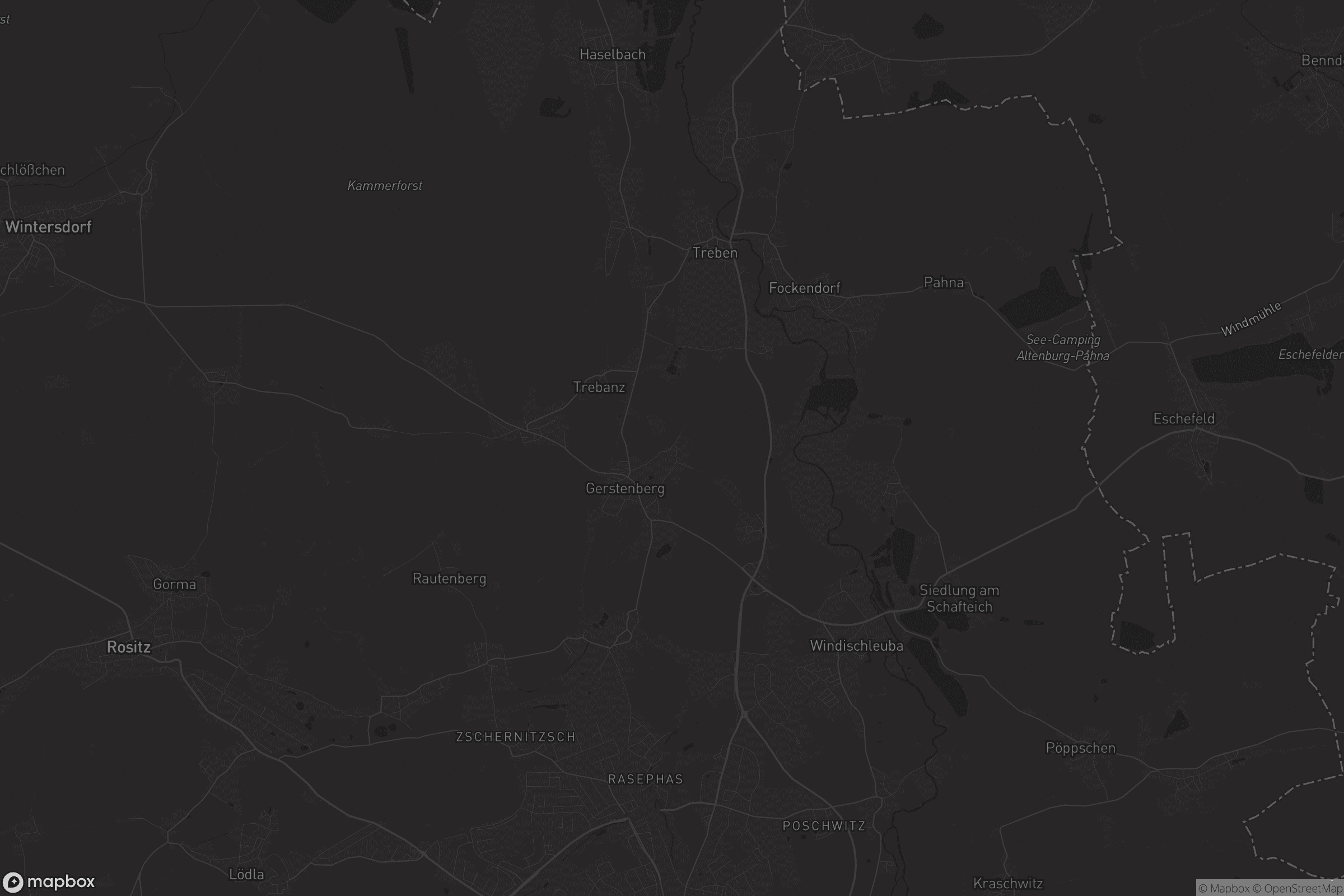 Karte von Pöschwitz