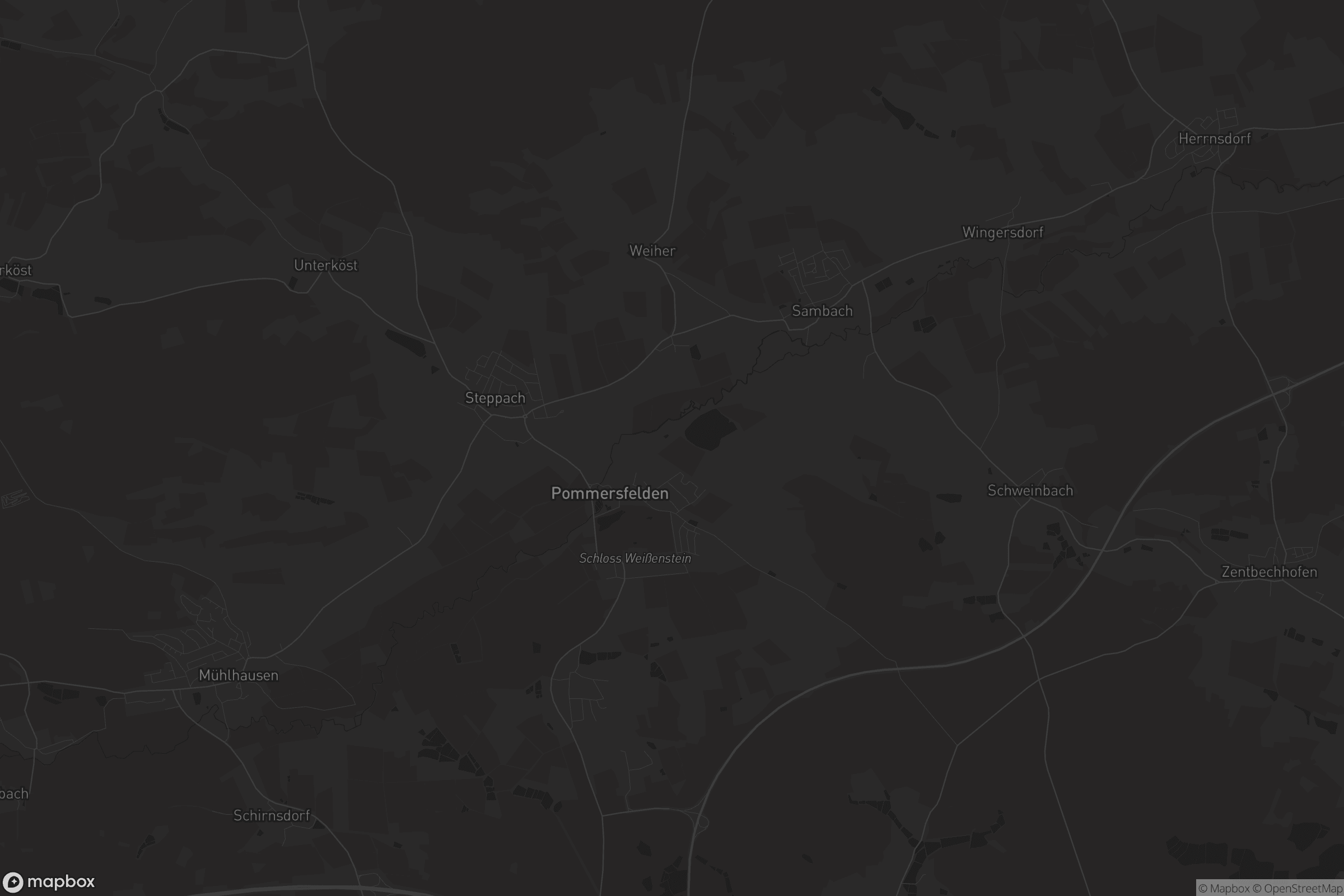 Karte von Pommersfelden