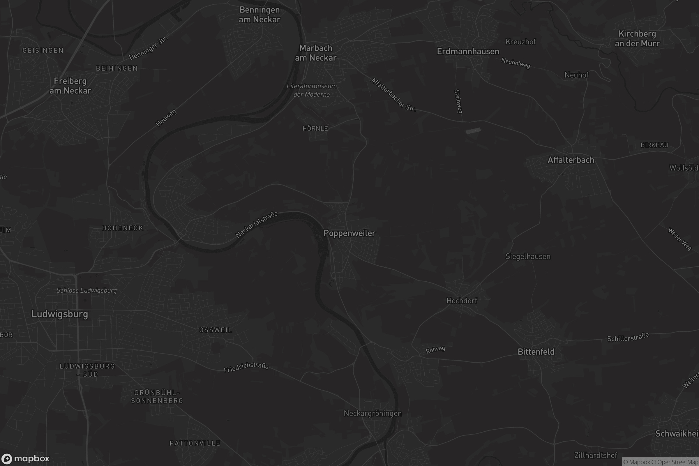 Karte von Poppenweiler