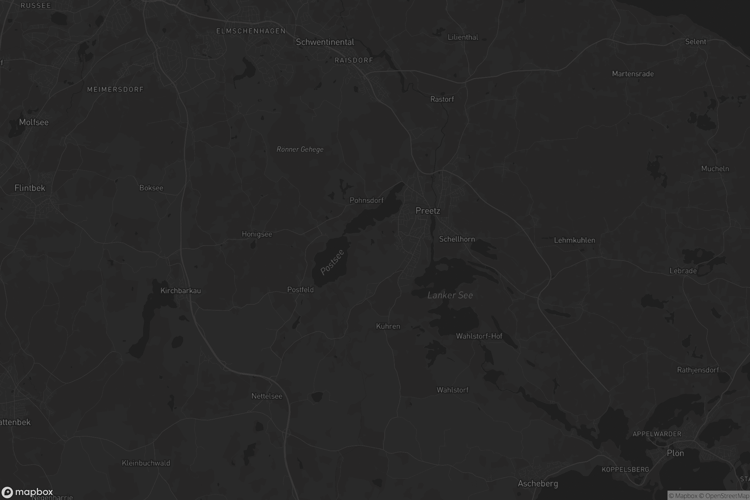 Karte von Preetz-Land