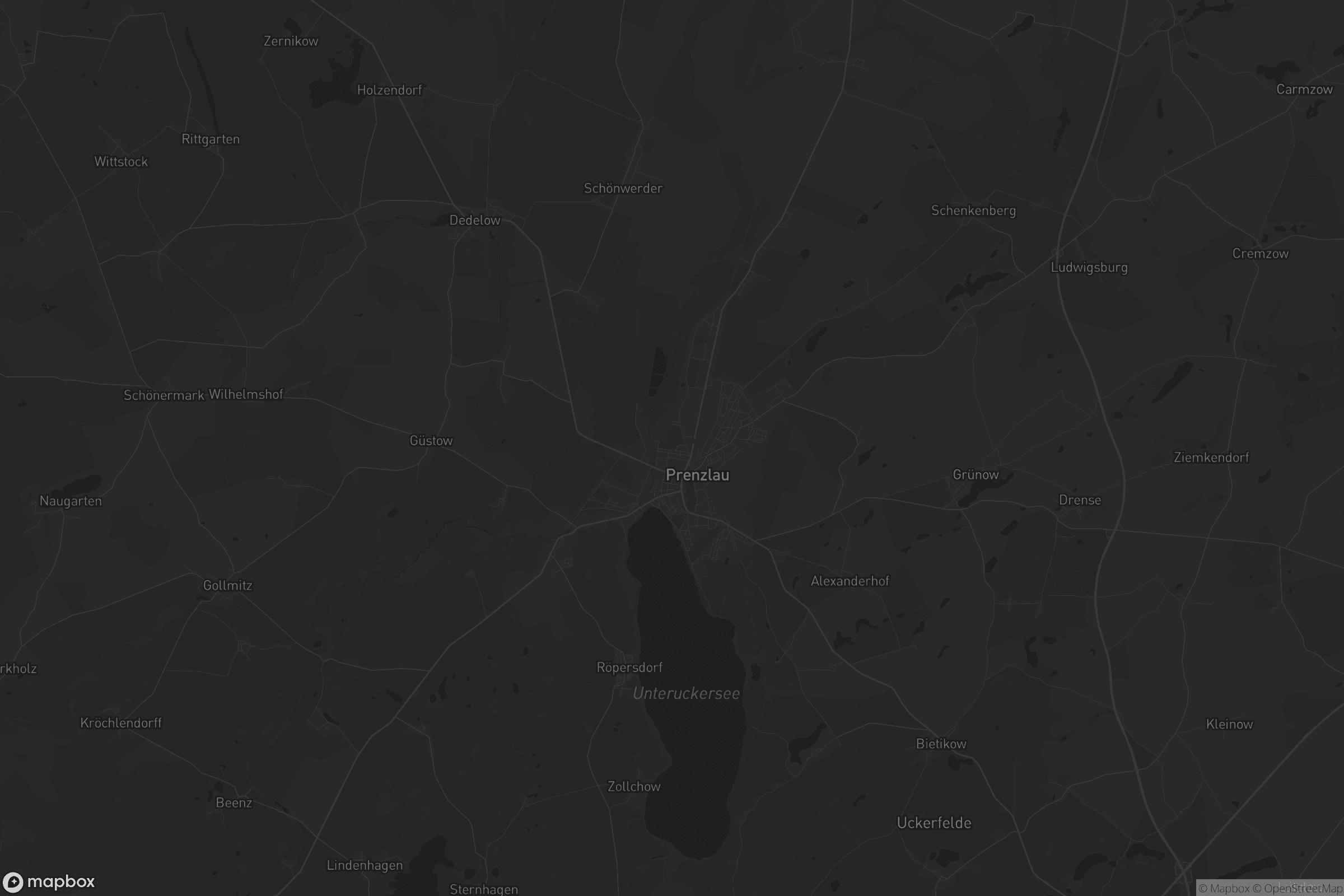 Karte von Prenzlau
