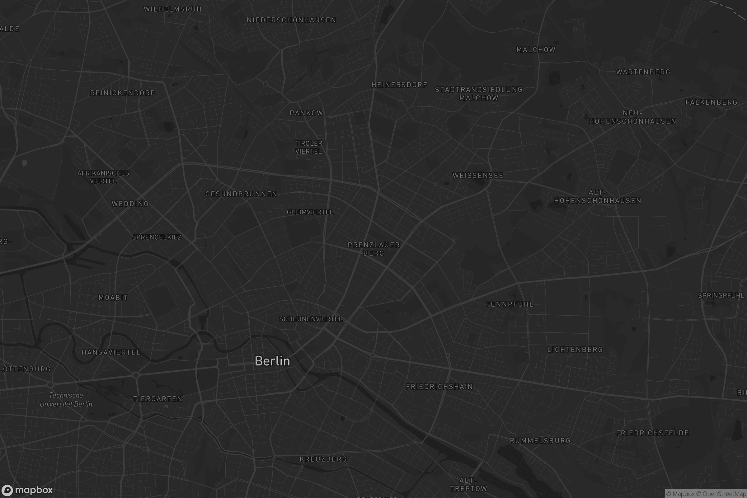 Karte von Prenzlauer Berg
