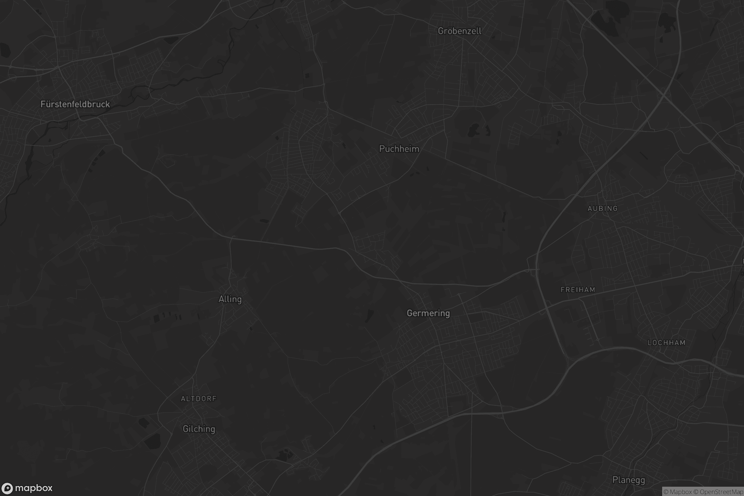 Karte von Puchheim-Ort