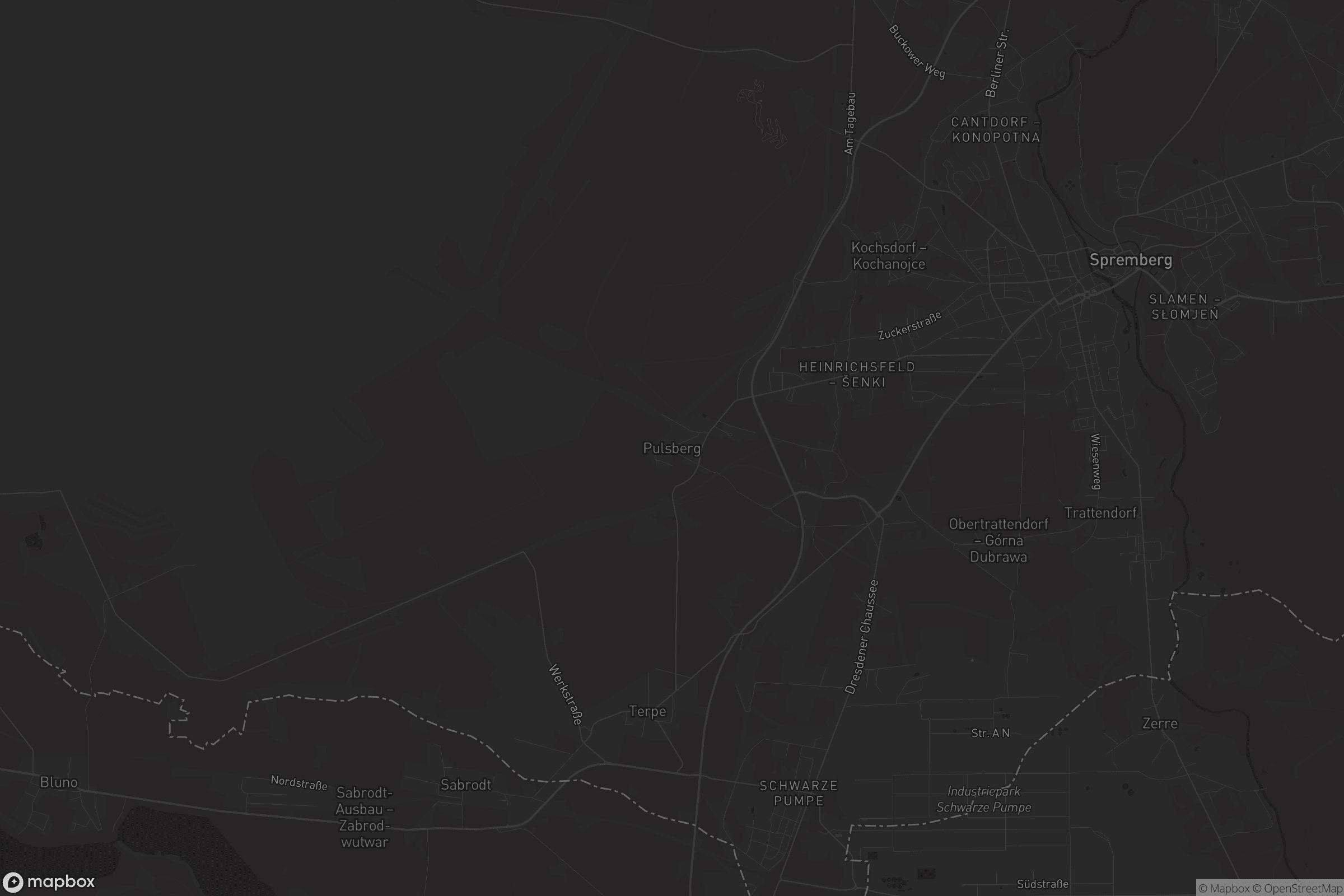 Karte von Pulsberg - Lutoboŕ