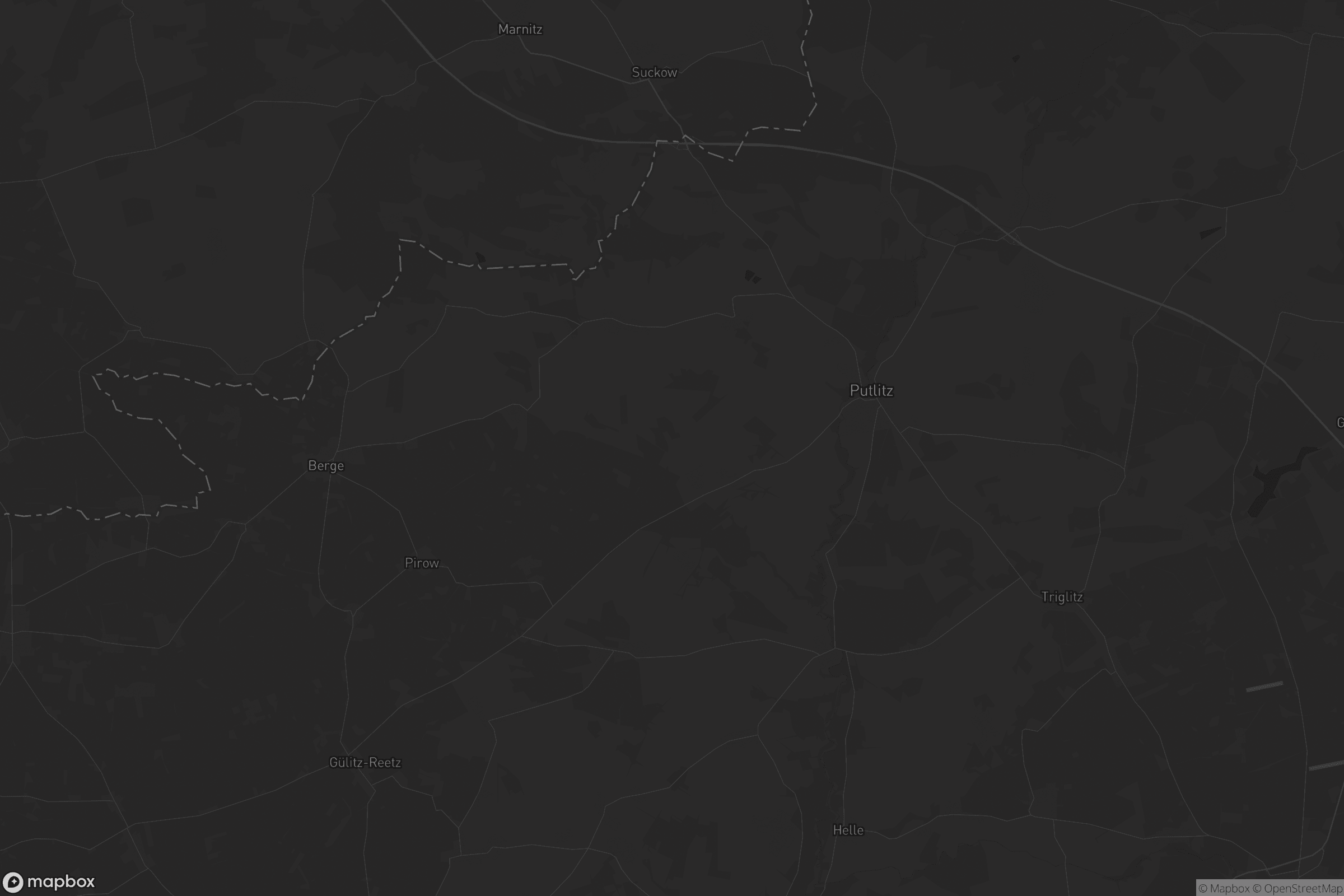 Karte von Putlitz-Berge