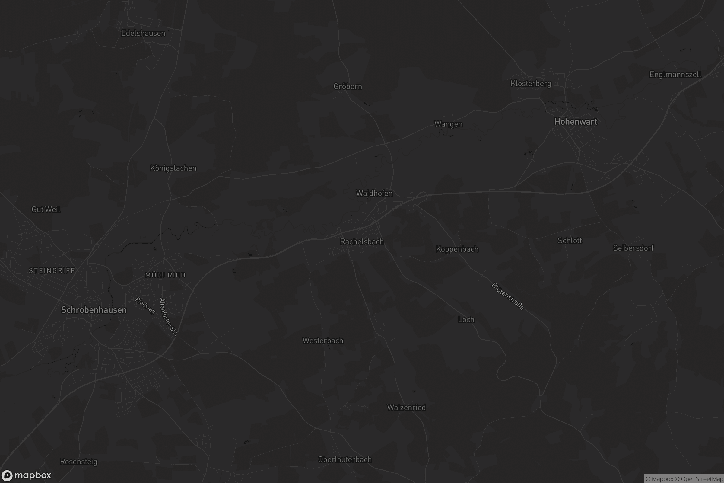 Karte von Rachelsbach