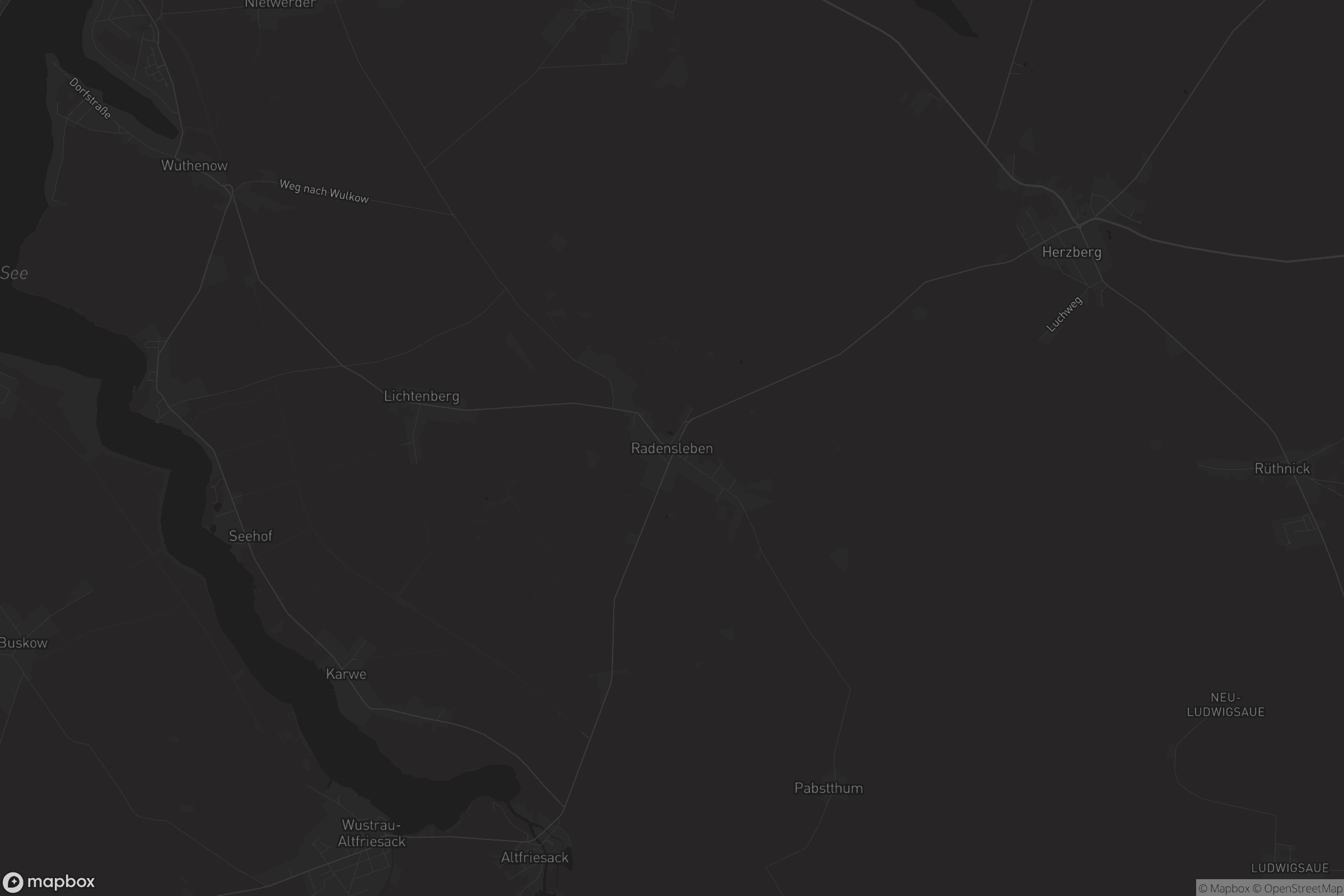 Karte von Radensleben