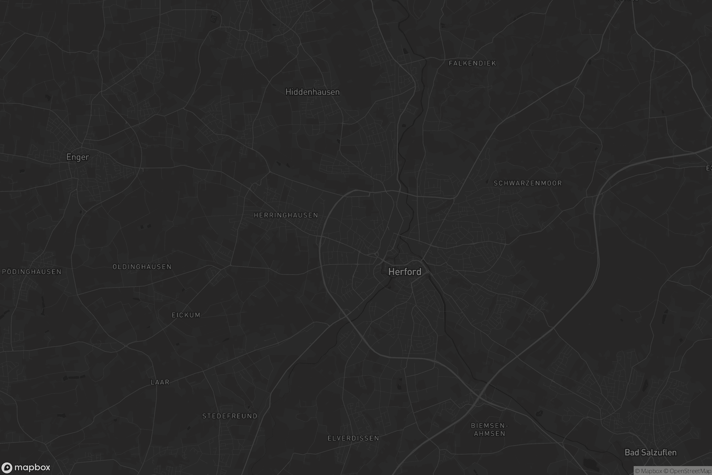 Karte von Radewiger Feldmark