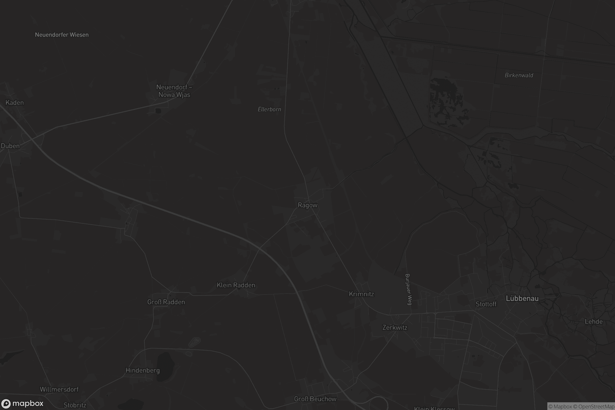 Karte von Ragow - Rogow