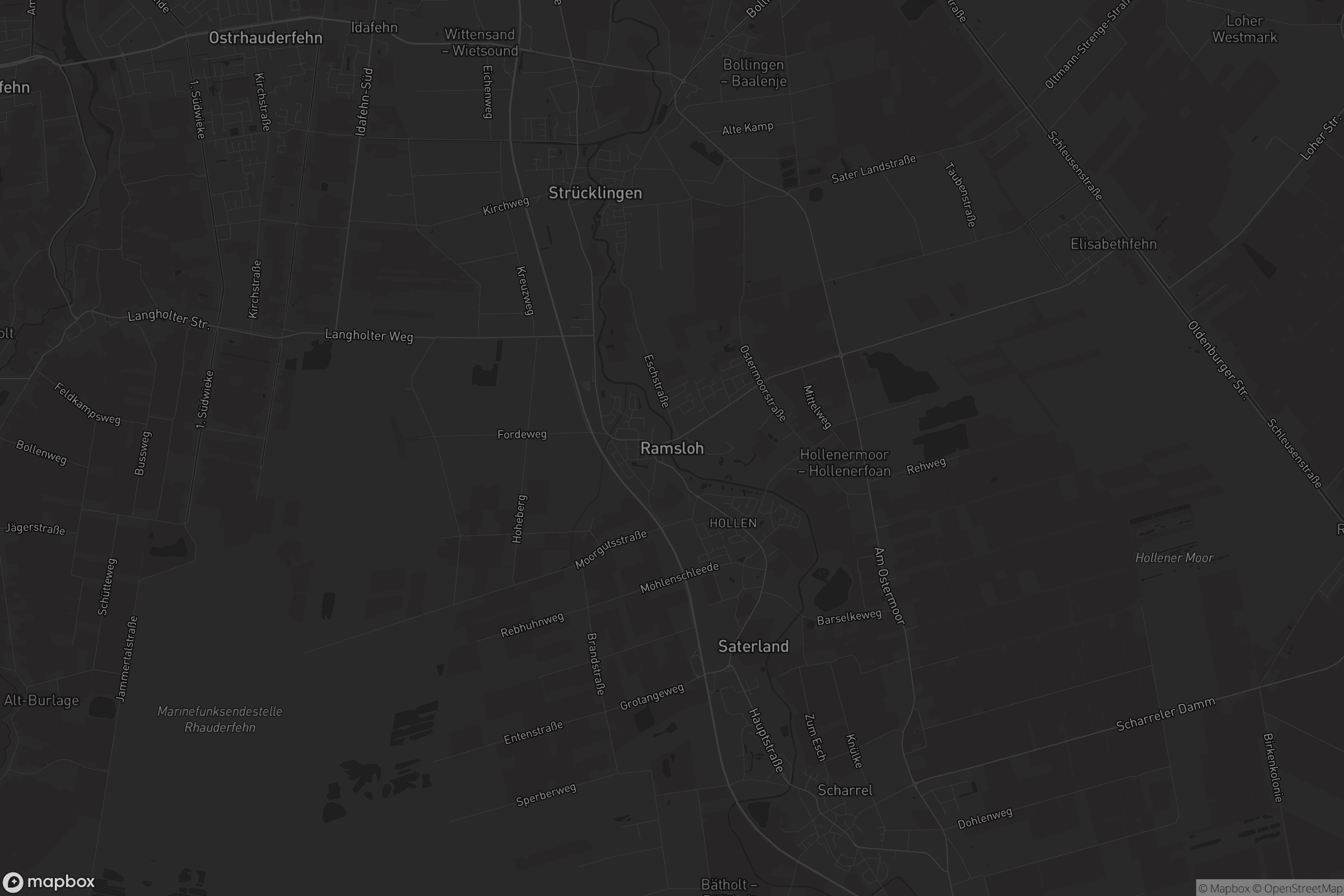 Karte von Ramsloh - Roomelse