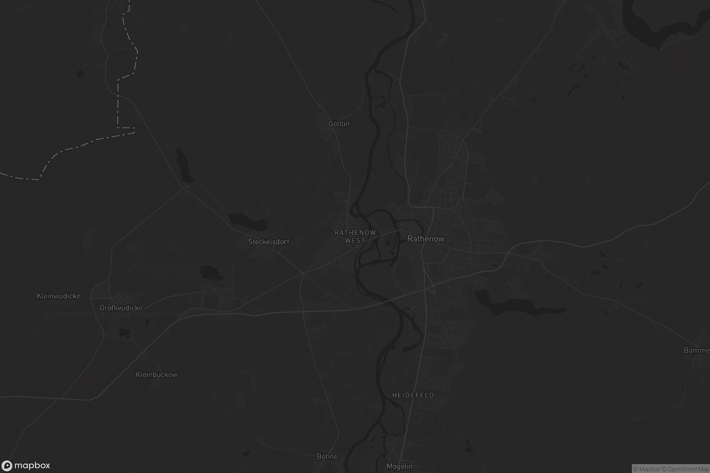 Karte von Rathenow West