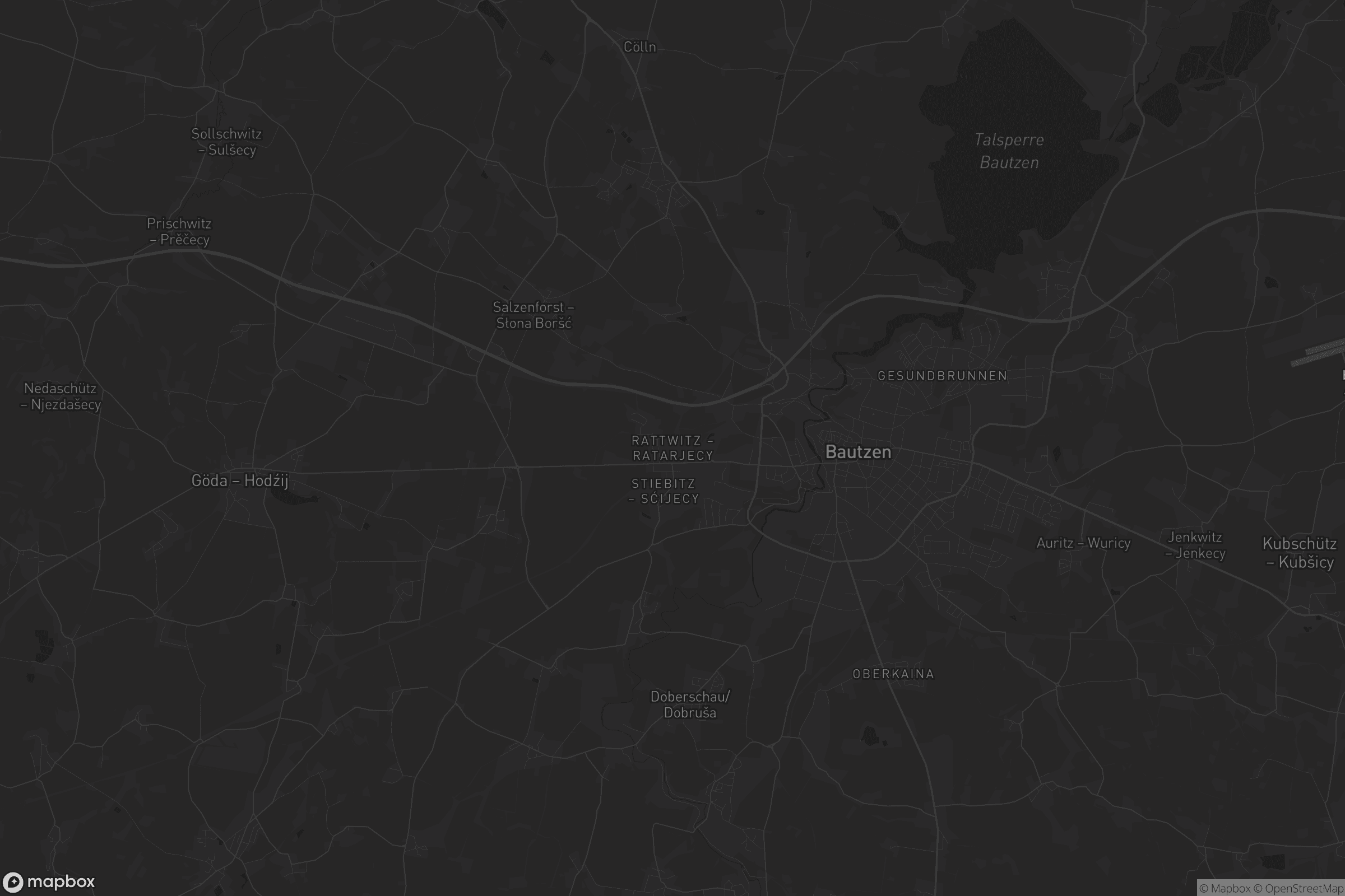 Karte von Rattwitz - Ratarjecy